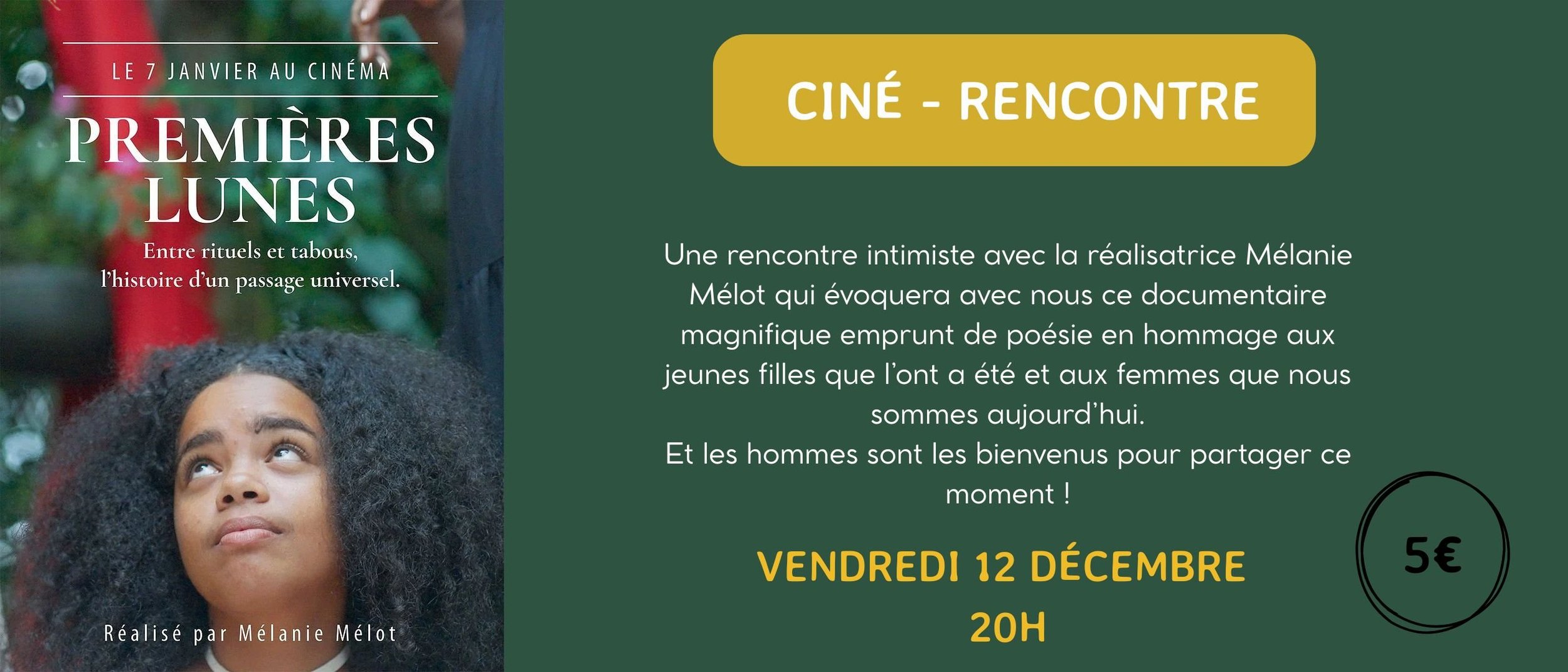 Premières lunes en présence de Mélanie Mélot, la réalisatrice