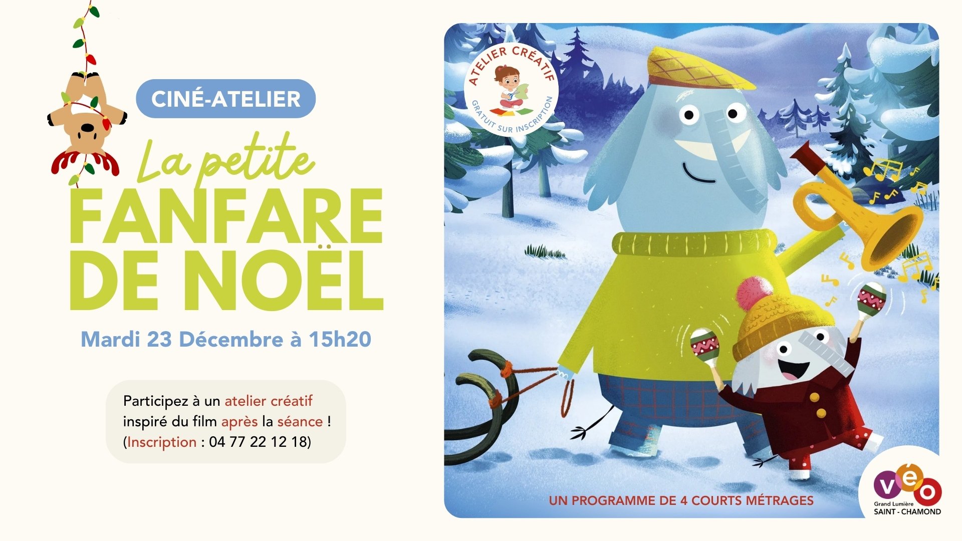 La Petite fanfare de Noël • Ciné-Atelier