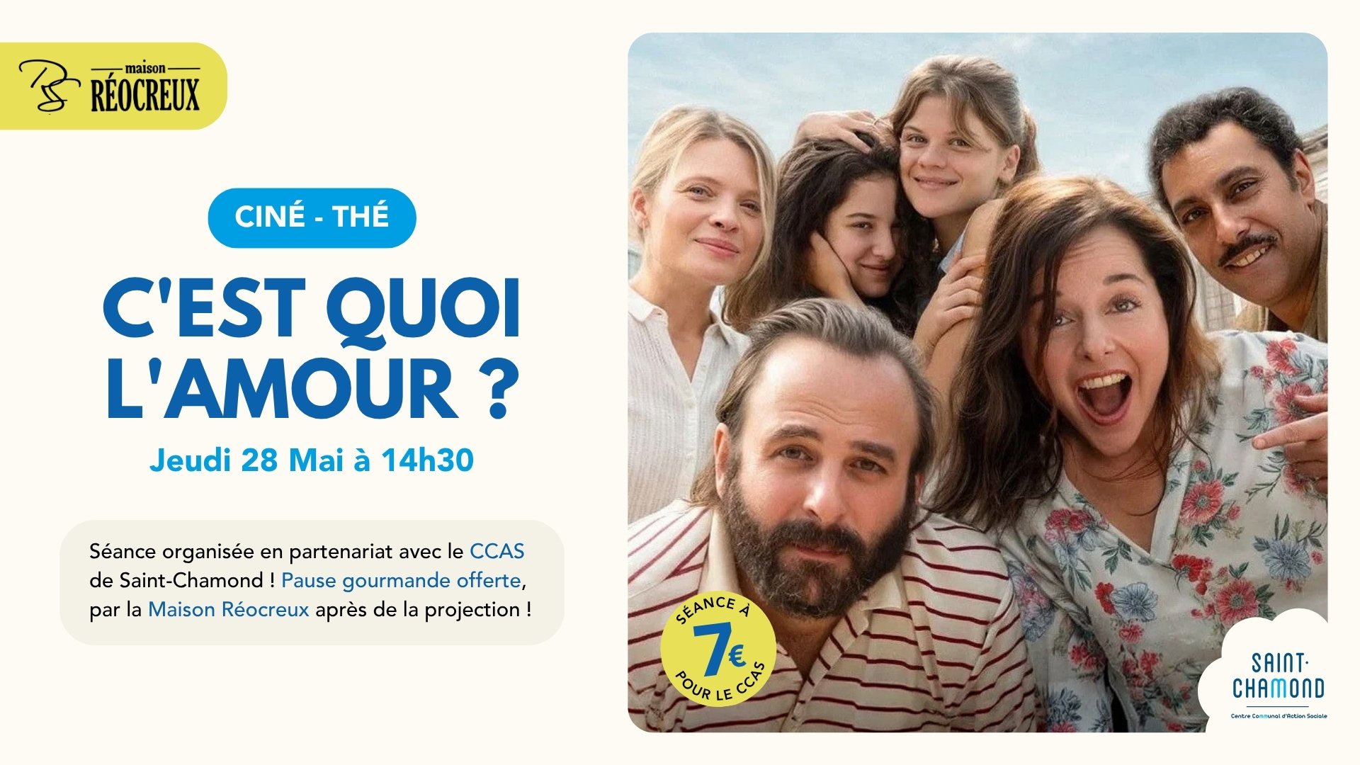 C'est quoi l'amour ? • En partenariat avec le CCAS & Maison Réocreux