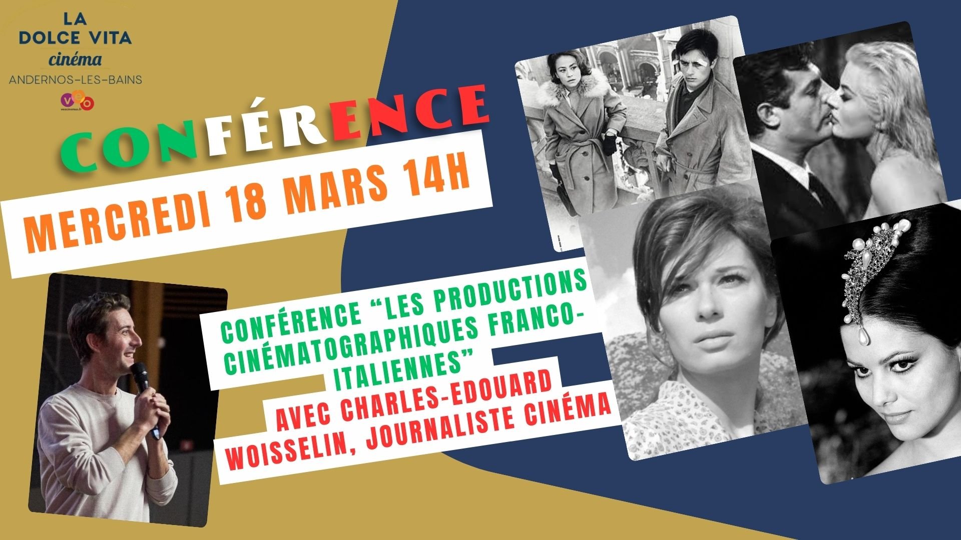 Conférence “les productions cinématographiques franco-italiennes”  