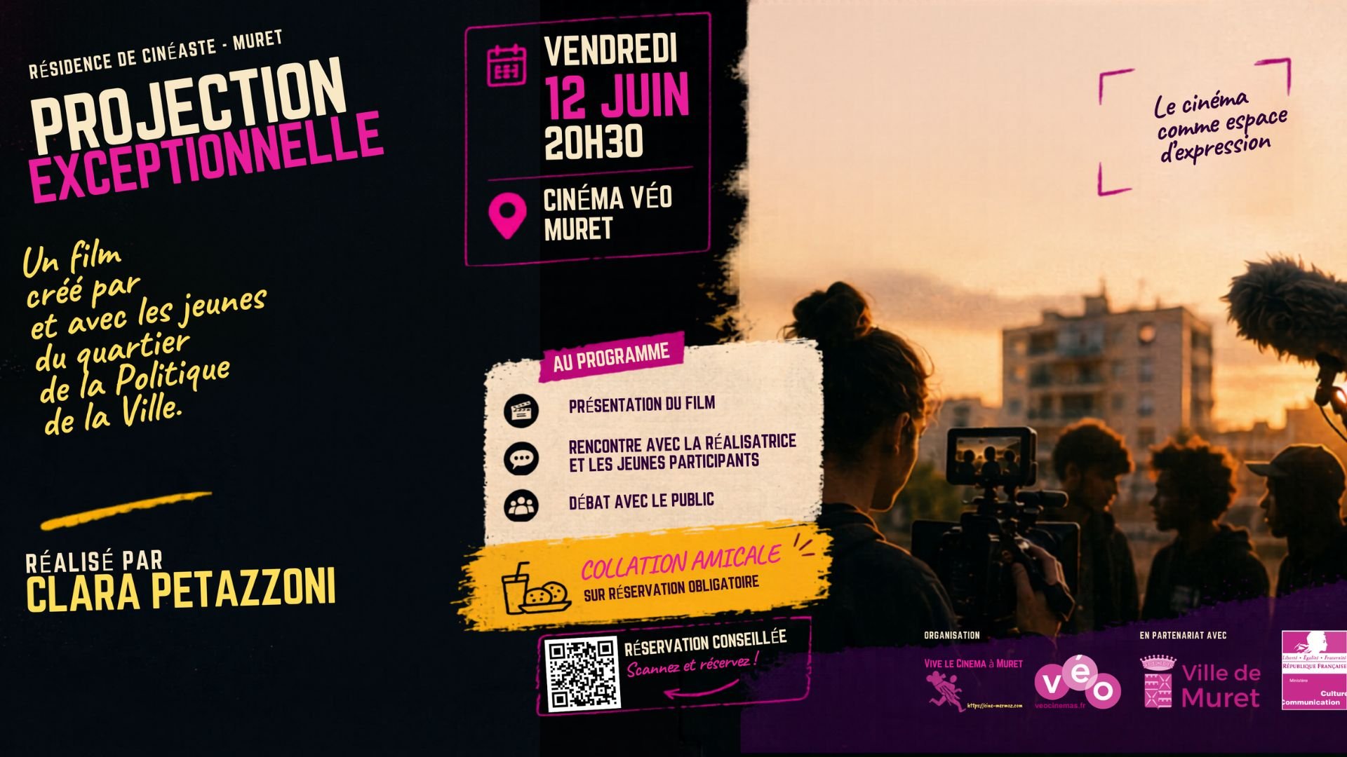 Soirée Résidence de Cinéaste en présence de l'équipe du film 
