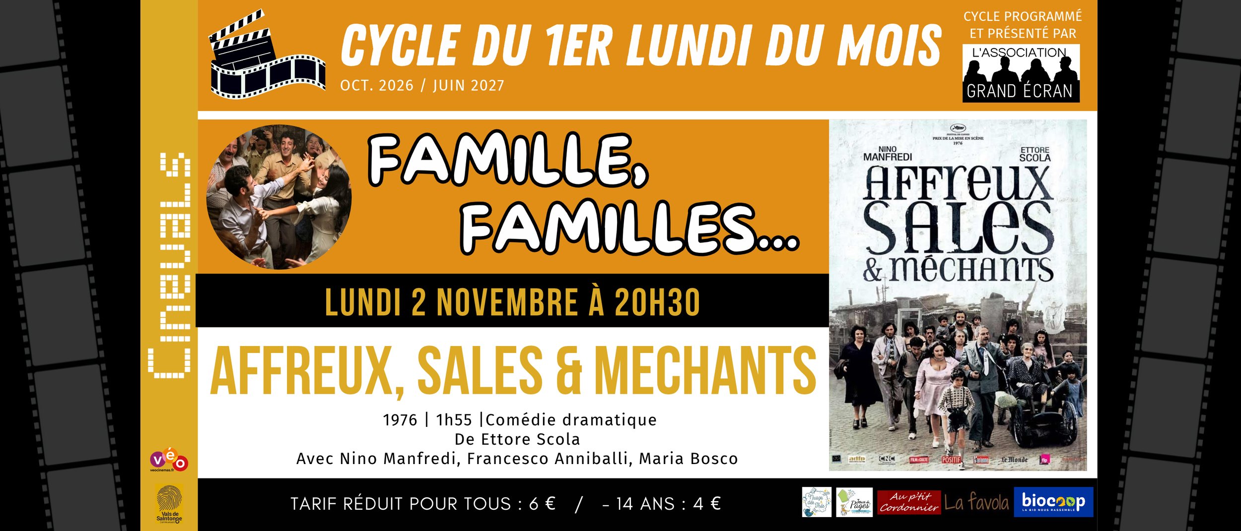 CYCLE DU 1er LUNDI : AFFREUX, SALES & MECHANTS