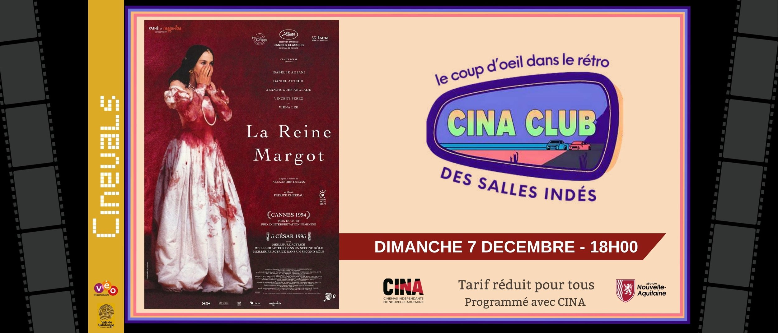 CINA CLUB - LA REINE MARGOT