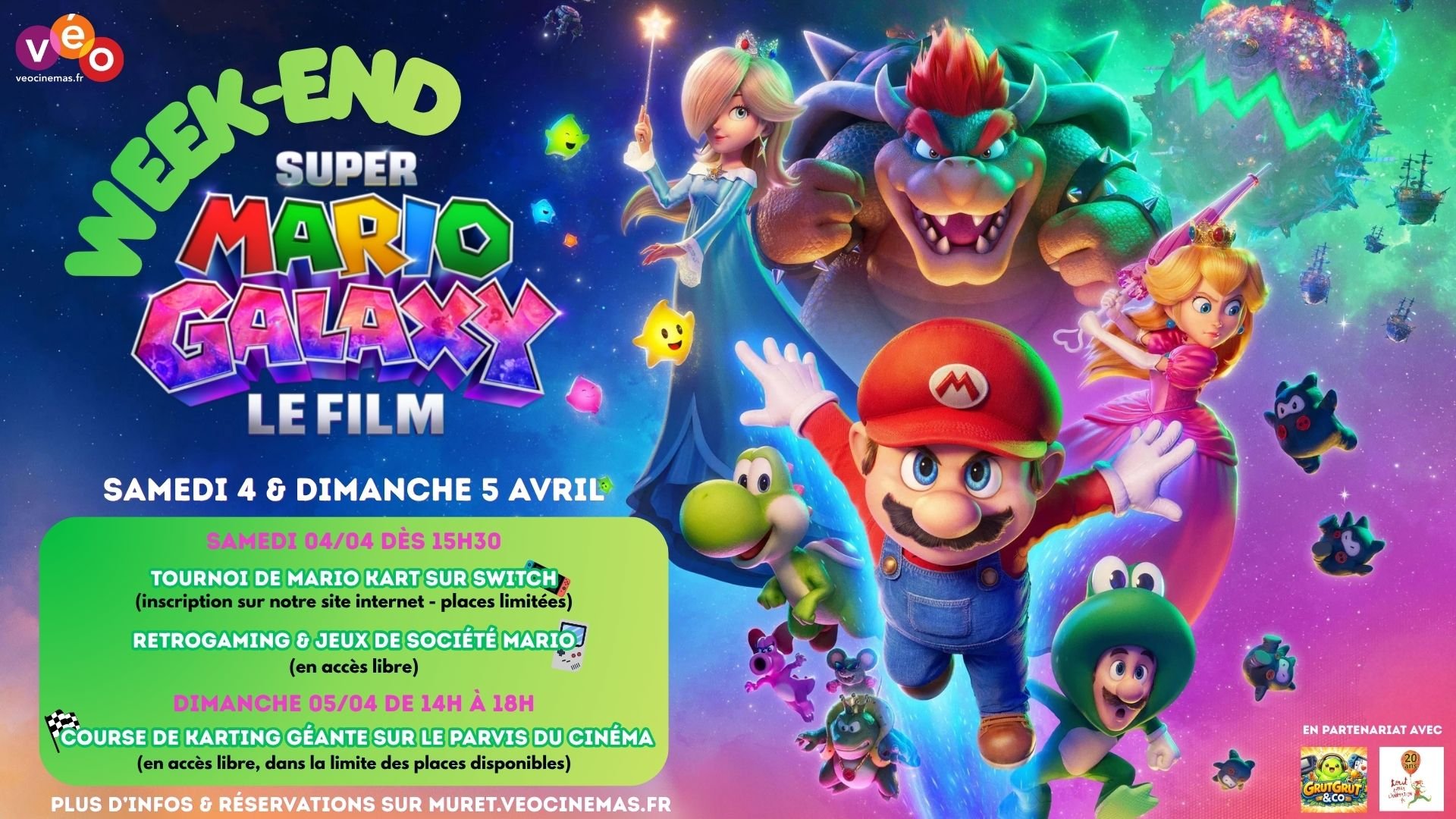 Week-end MARIO | Samedi 4 & Dimanche 5 avril