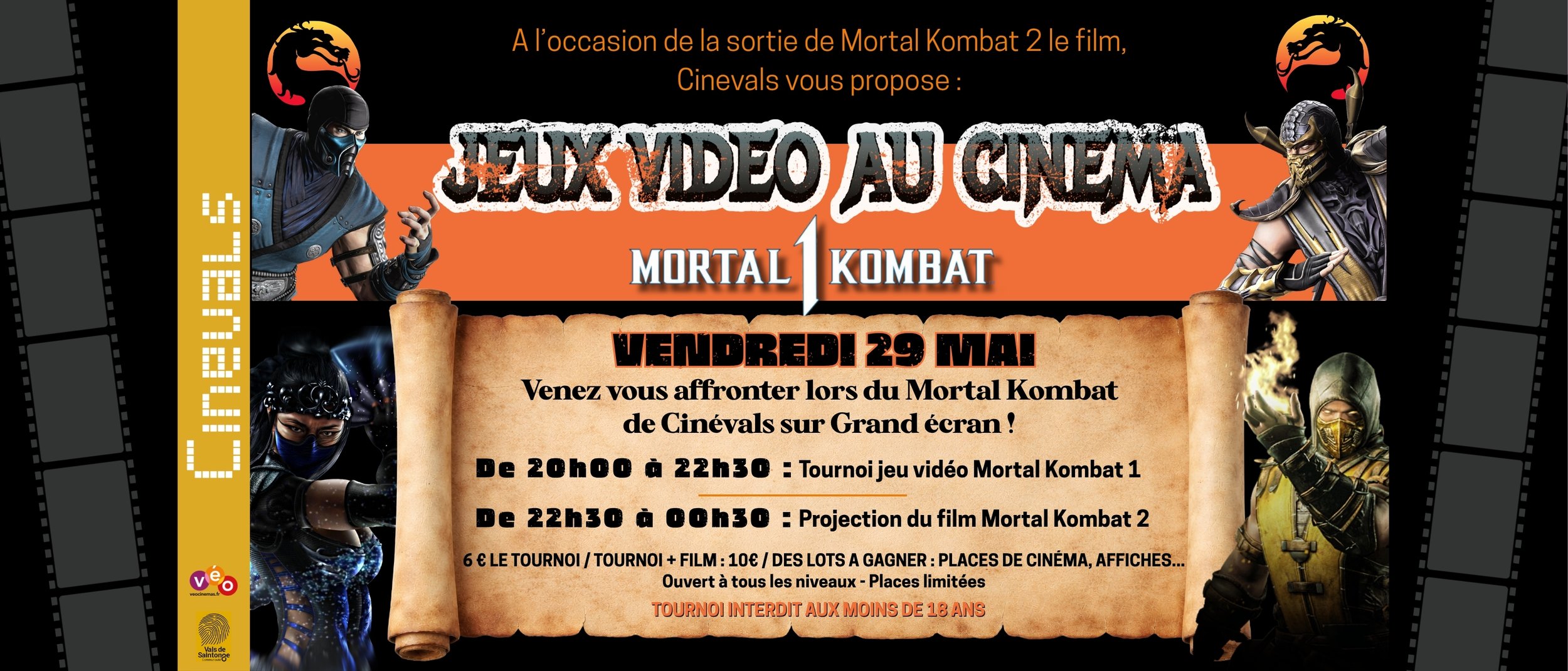 JEUX VIDEO AU CINEMA : MORTAL KOMBAT 1