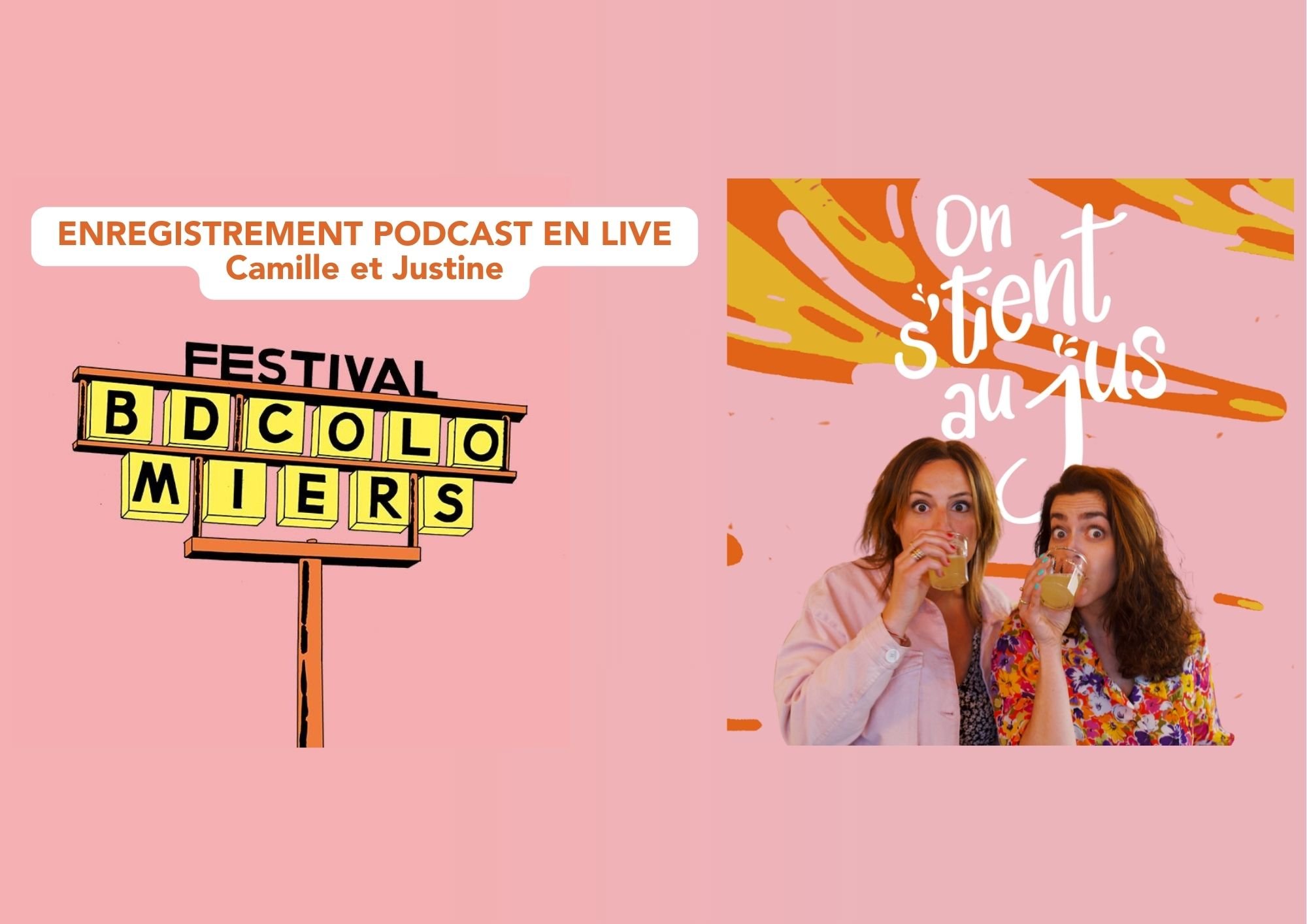 Festival BD Colomiers | Enregistrement d'un podcast en live avec Laurie Agusti, par Camille et Justine