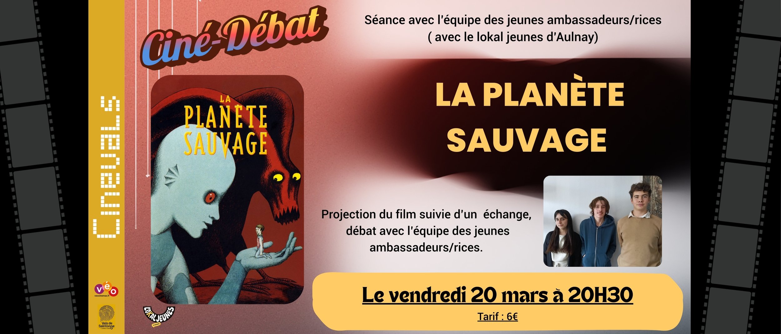 CINE DEBAT : LA PLANETE SAUVAGE