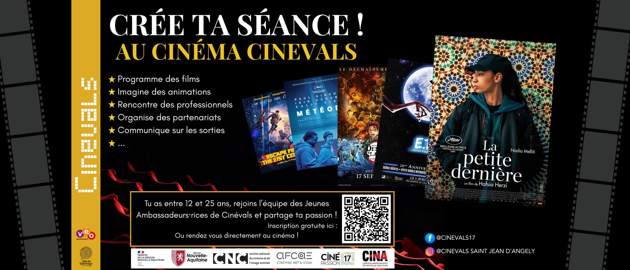 CREE TA SEANCE au cinéma Cinévals !
