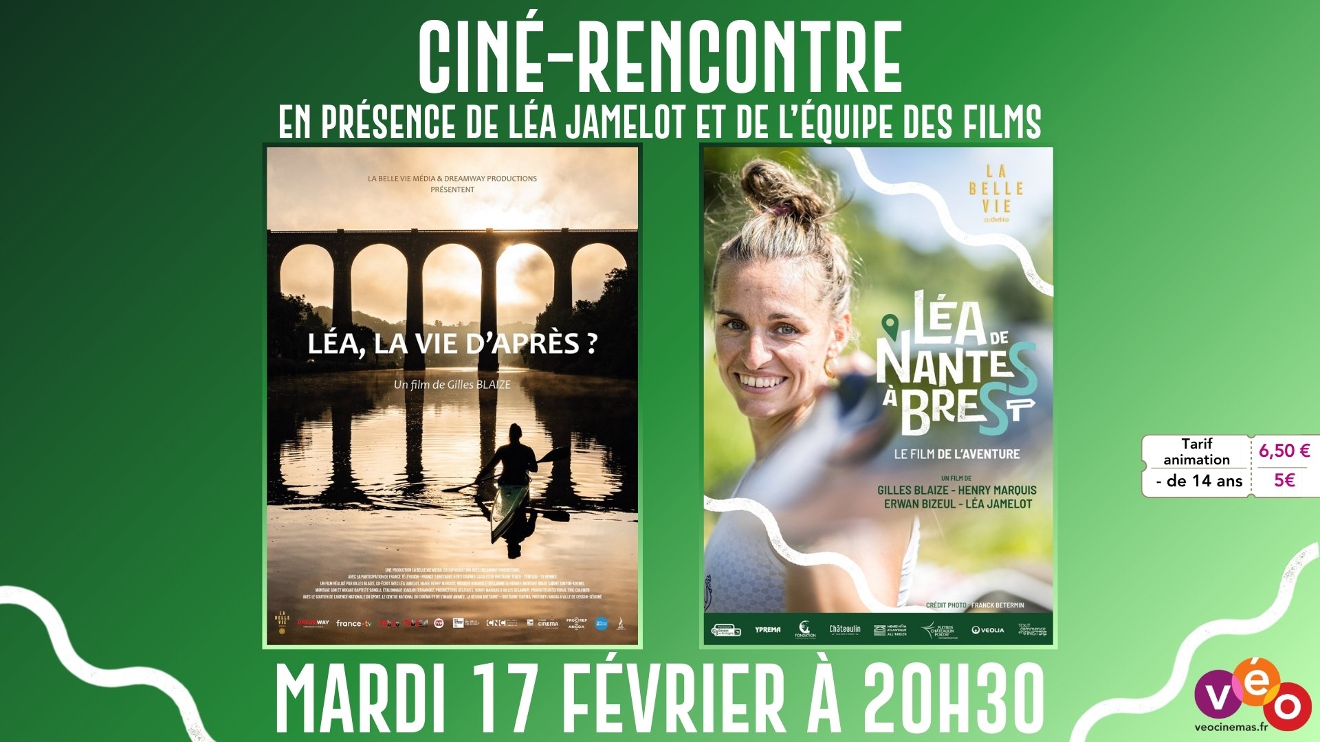 Ciné-rencontre en présence de Léa Jamelot et de l'équipe du film • La vie d'après ? & Léa de Nantes à Brest