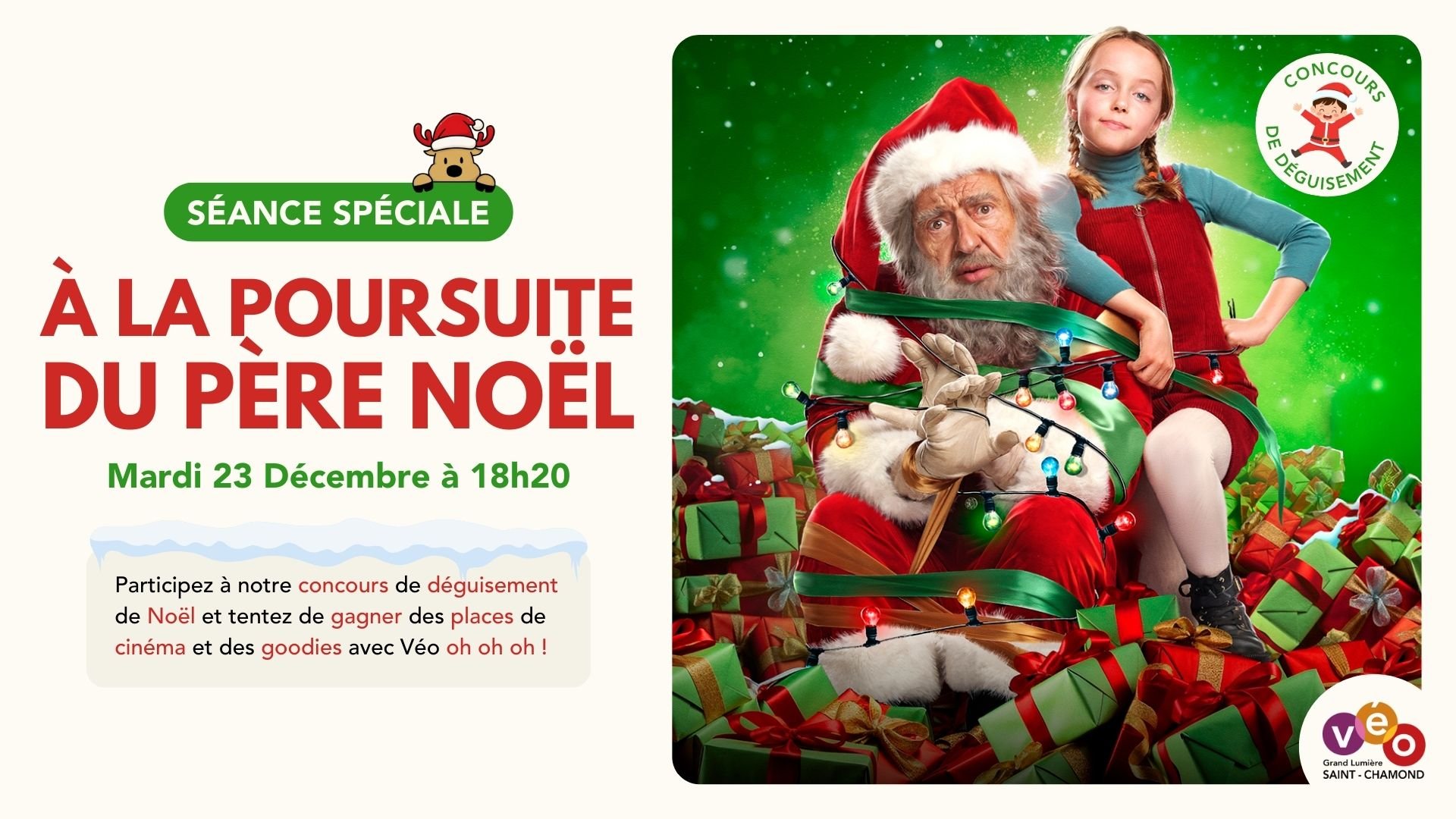 À la poursuite du Père Noël • Concours de déguisement