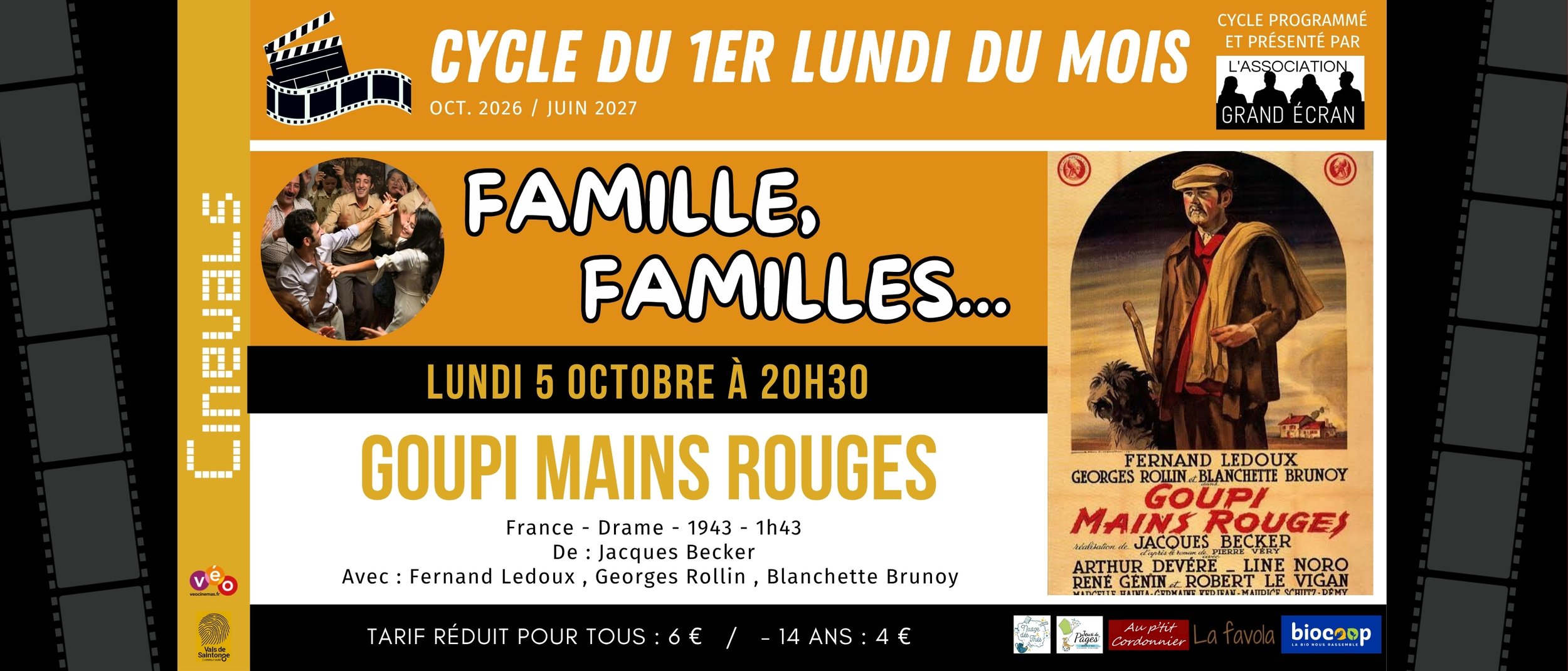 CYCLE DU 1er LUNDI : GOUPI MAINS ROUGES
