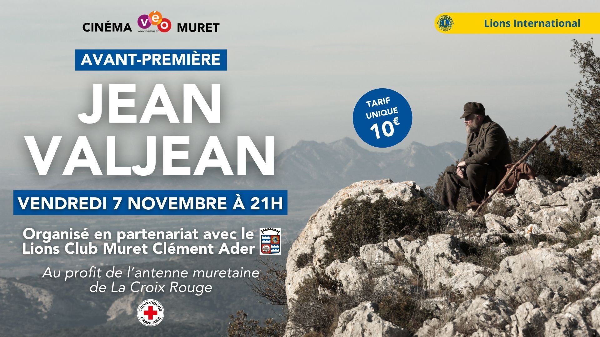Avant-première - JEAN VALJEAN | Vendredi 7 novembre à 21h