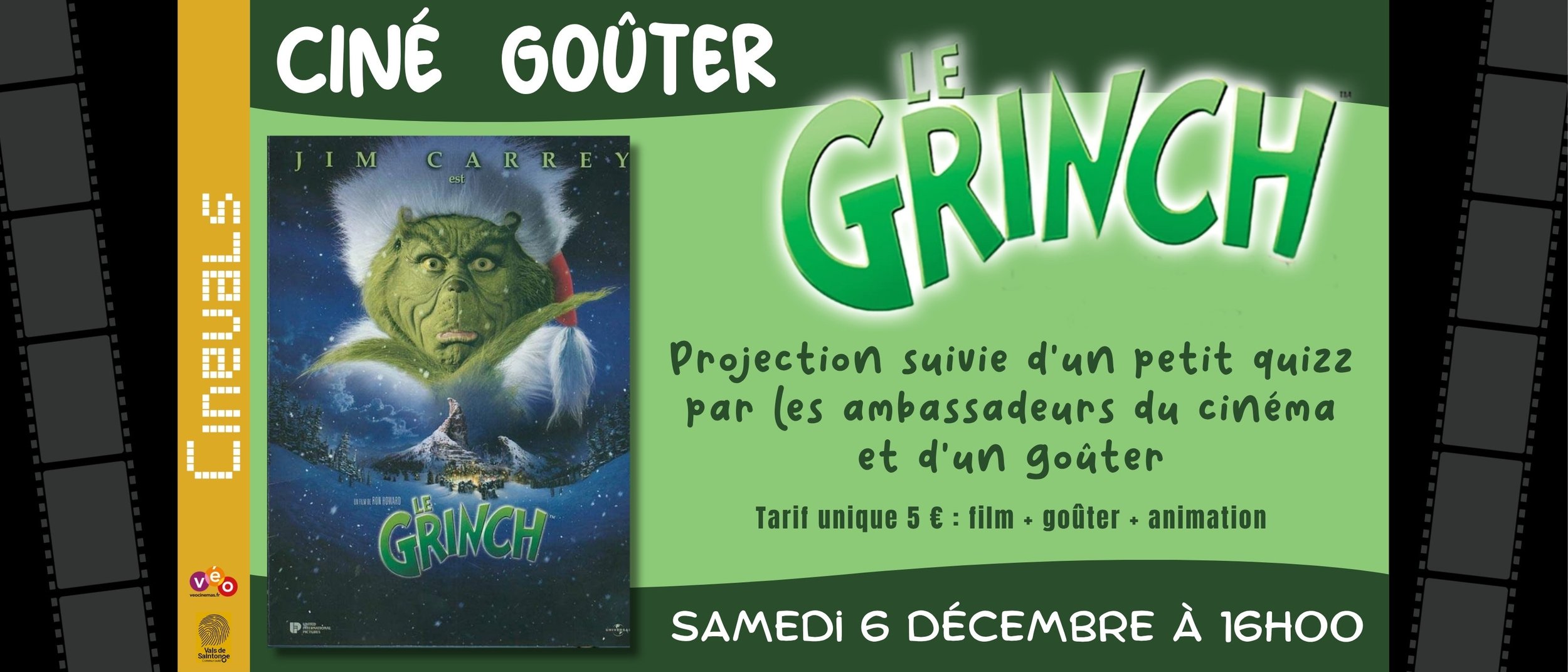 CINE GOUTER : LE GRINCH