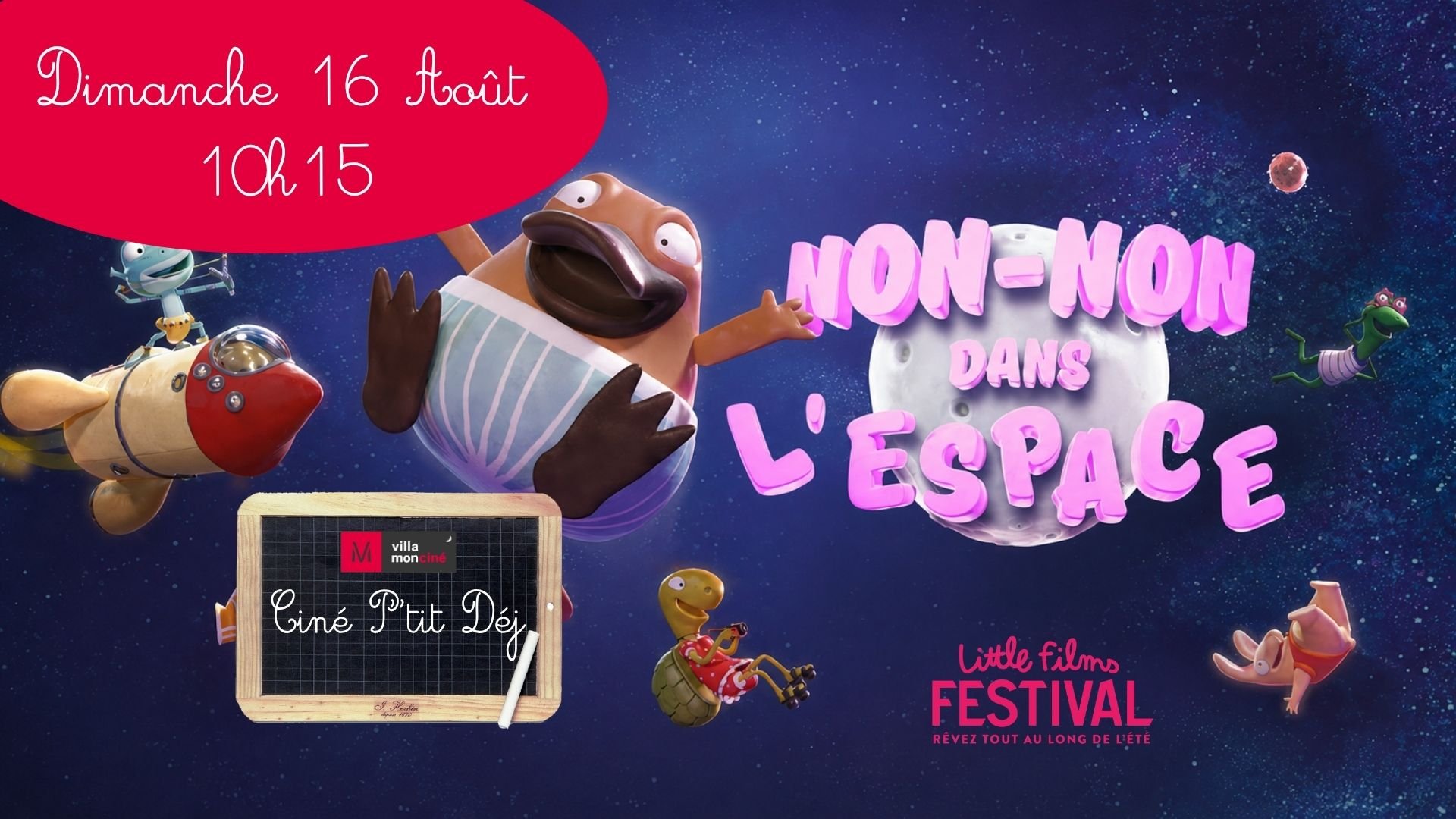 Ciné P'tit Déj :  NON-NON DANS L'ESPACE