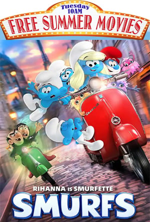 Smurfs - Free Summer Movies - June 2nd at 10am