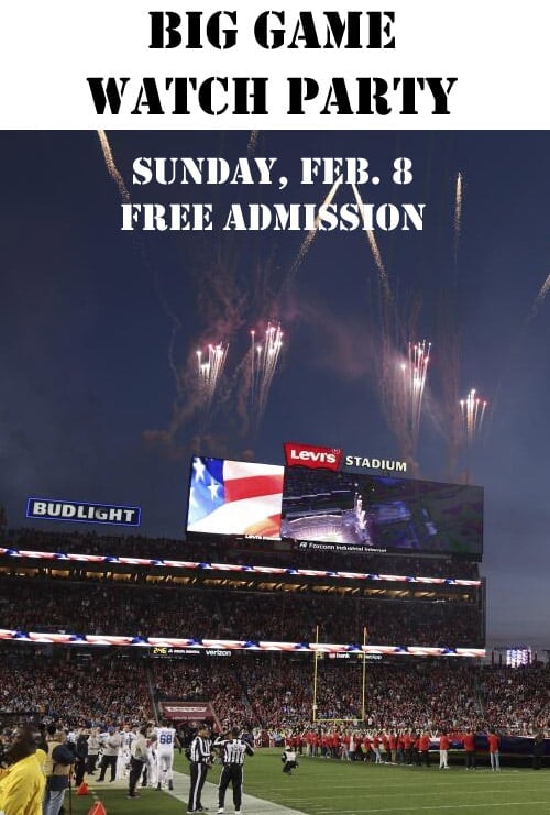 Big Game Watch Party - Feb. 8th at 3:30