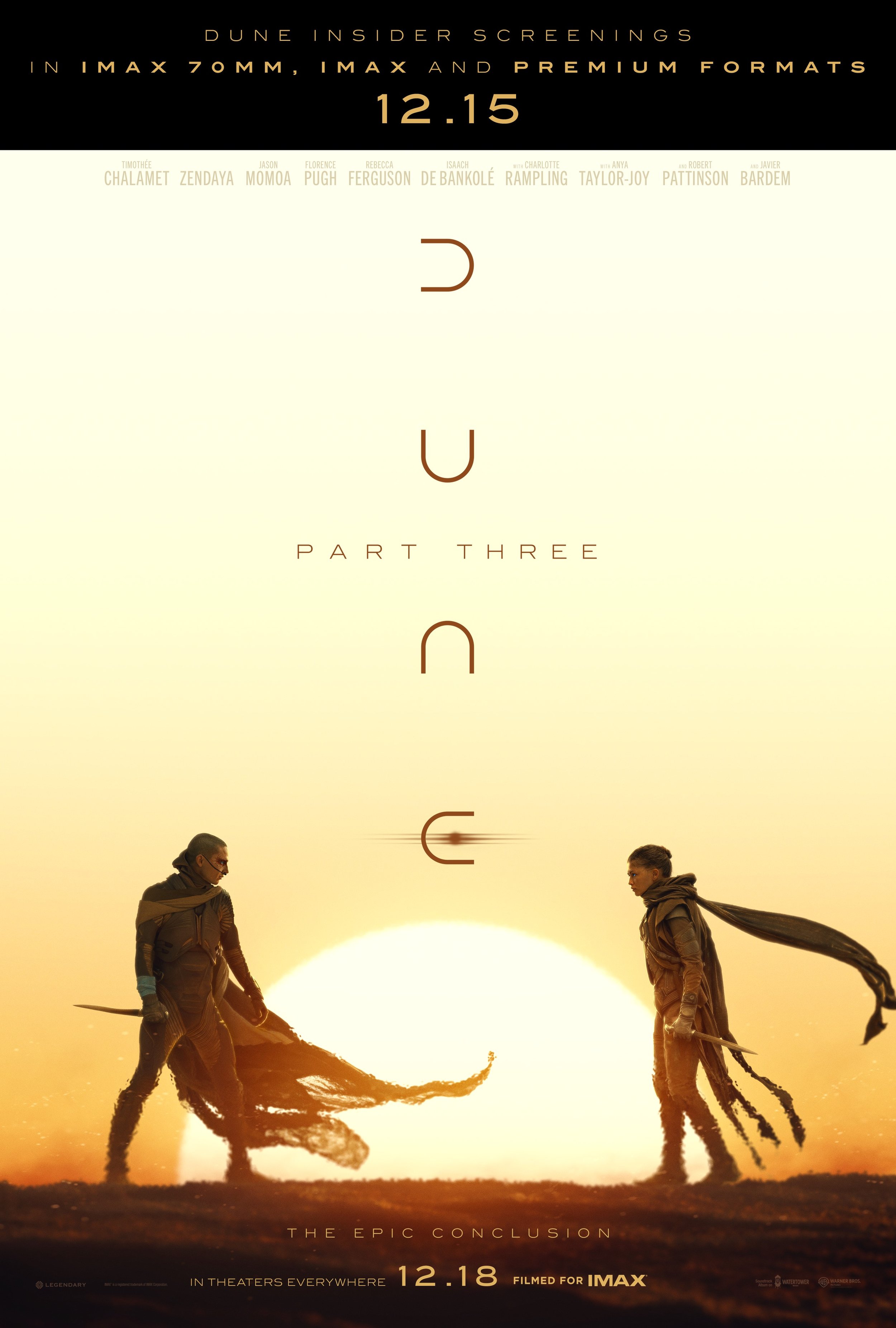Dune: Part Three Insider Screenings in IMAX