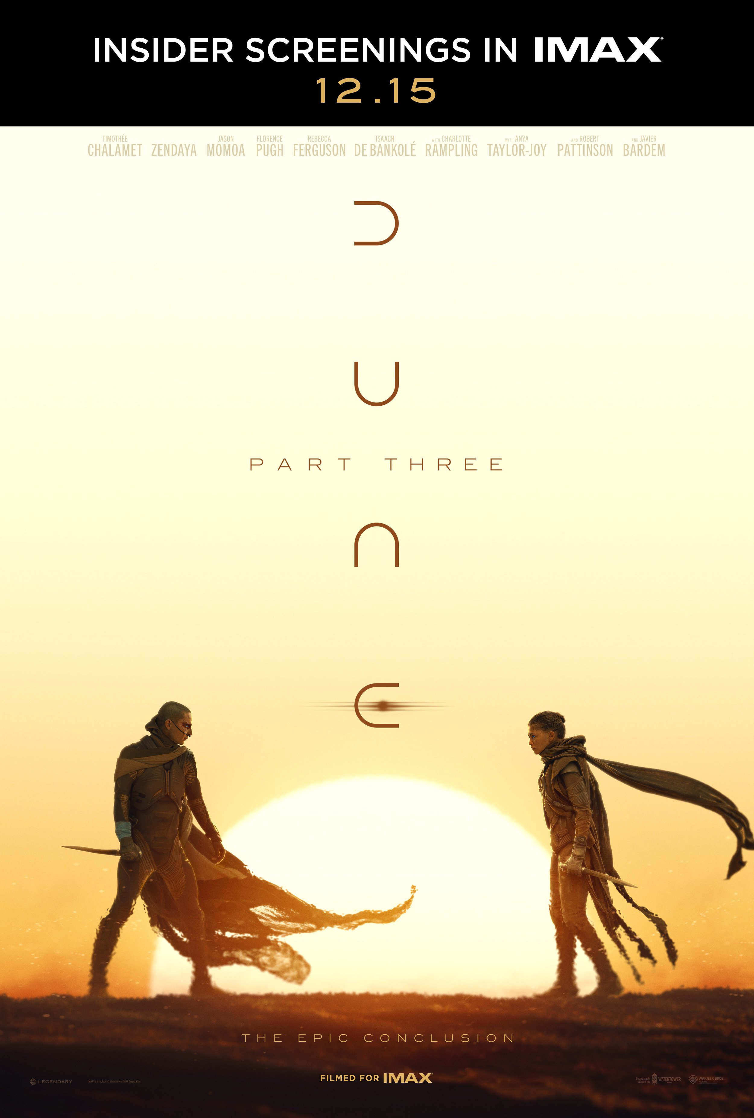 Dune: Part Three Insider Screenings in IMAX