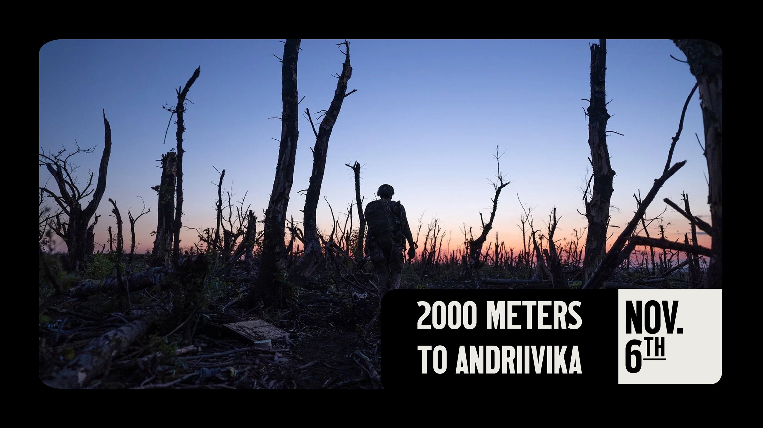 2000 METERS TO ANDRIIVKA