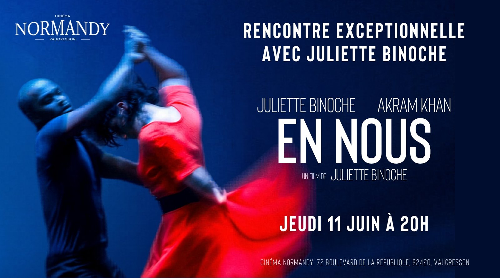 RENCONTRE AVEC JULIETTE BINOCHE