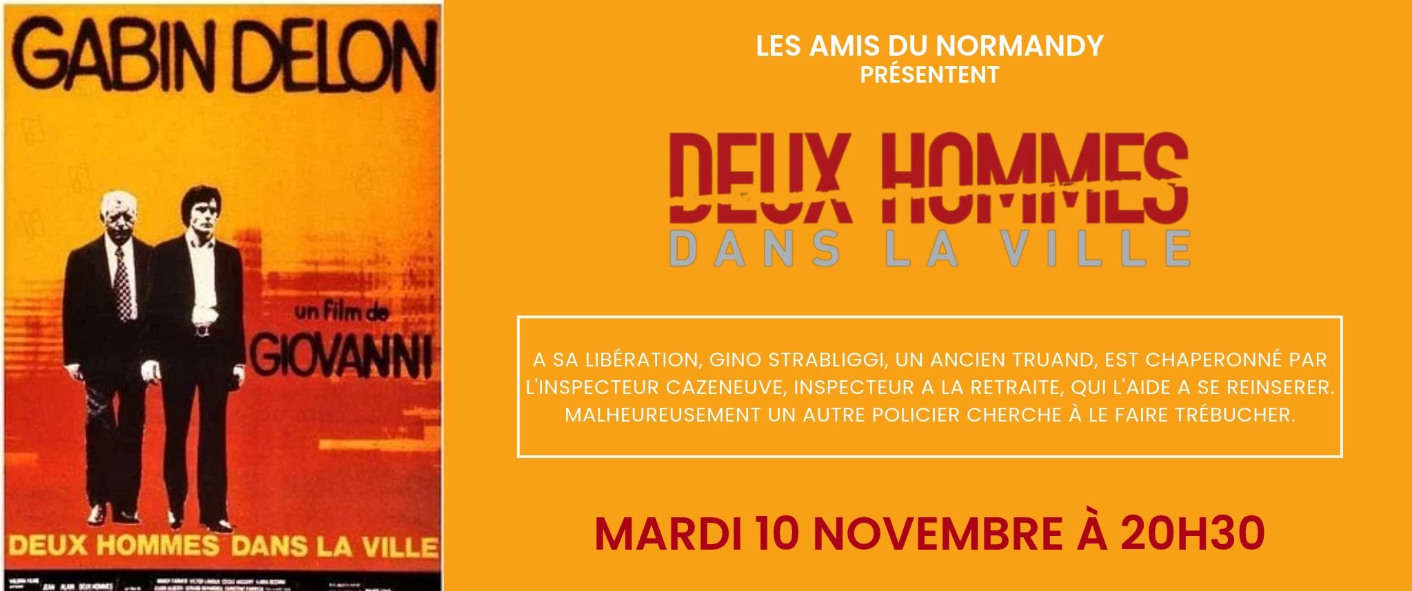 DEUX HOMMES DANS LA VILLE