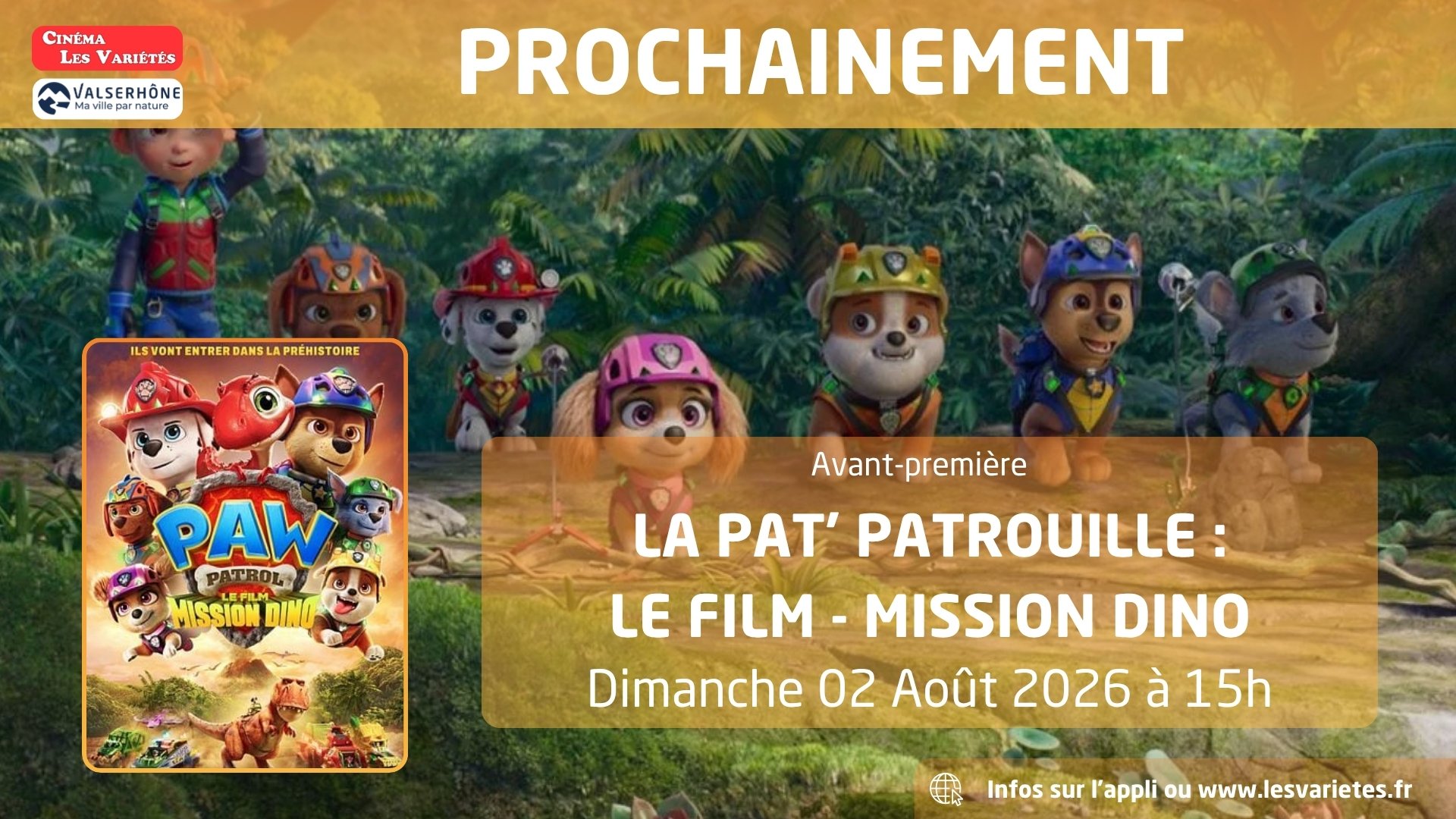 La Pat' Patrouille : Le film mission Dino