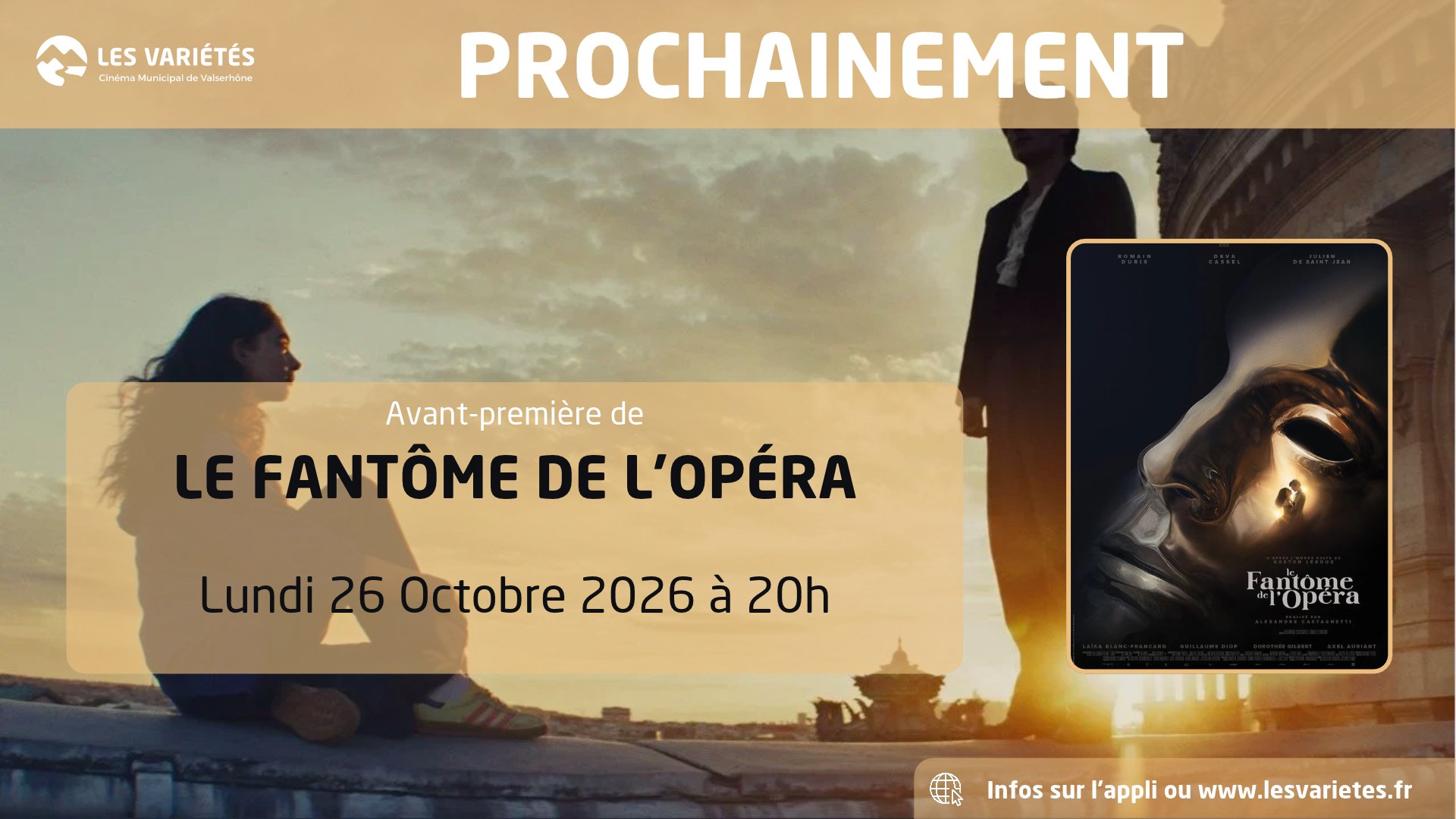 AVANT-PREMIÈRE - Le fantôme de l'opéra
