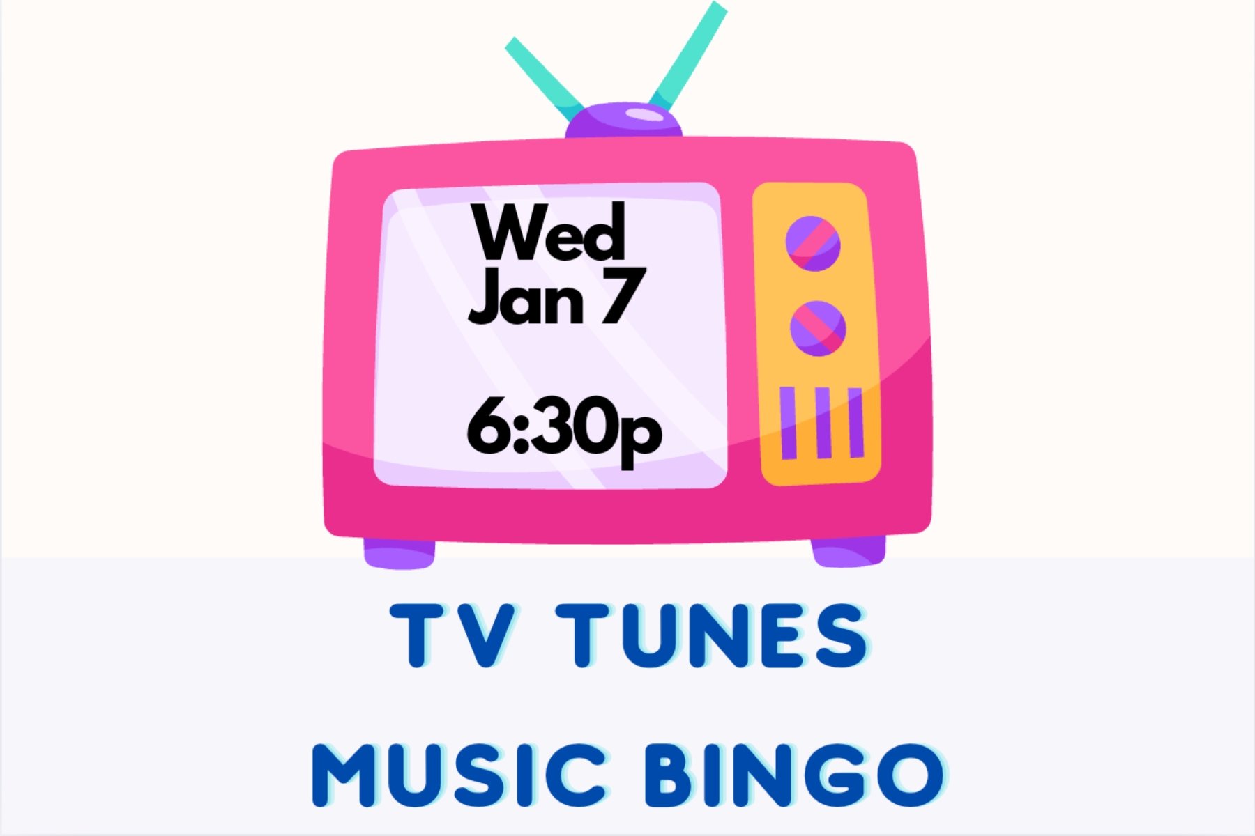 TV Tunes Music Bingo