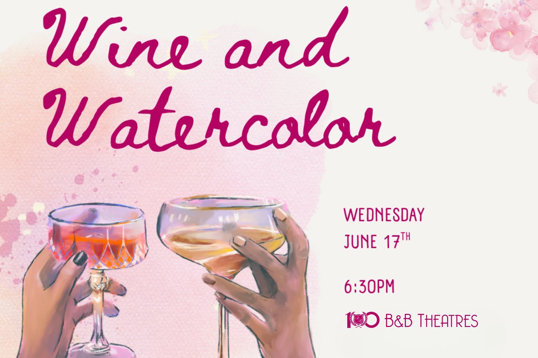 Wine & Watercolor Wednesday