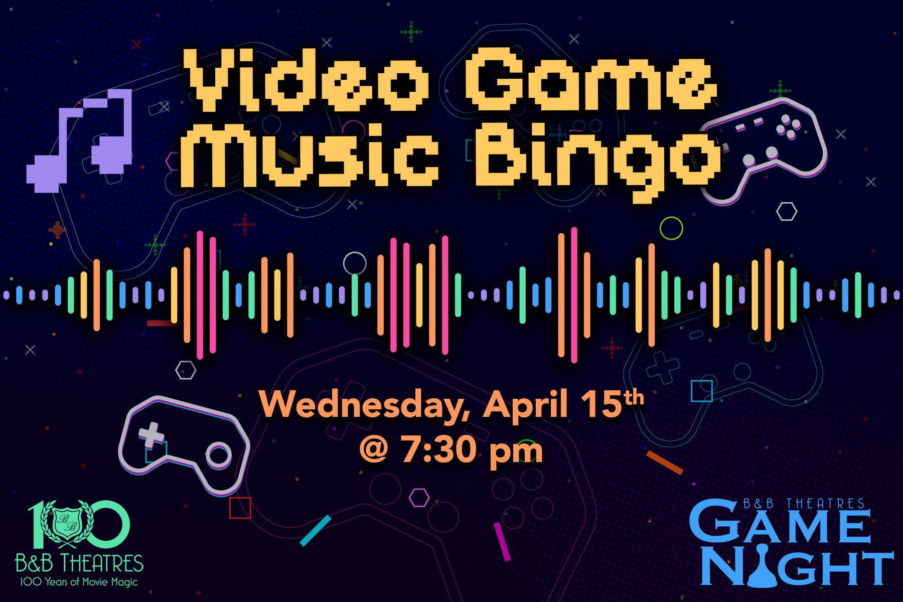 Video Game Music Bingo