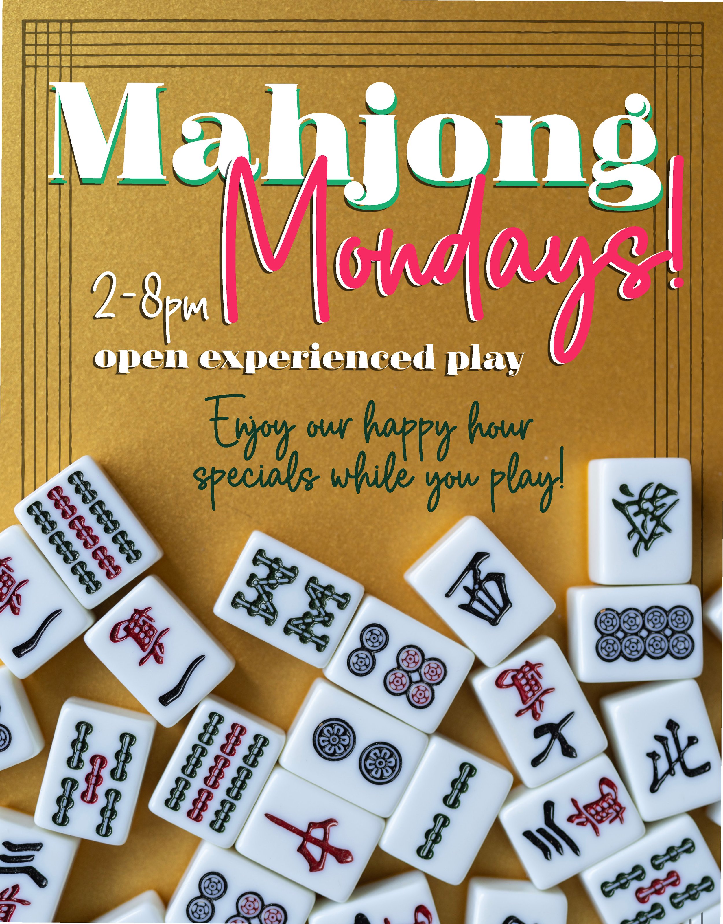 Mahjong Mondays!