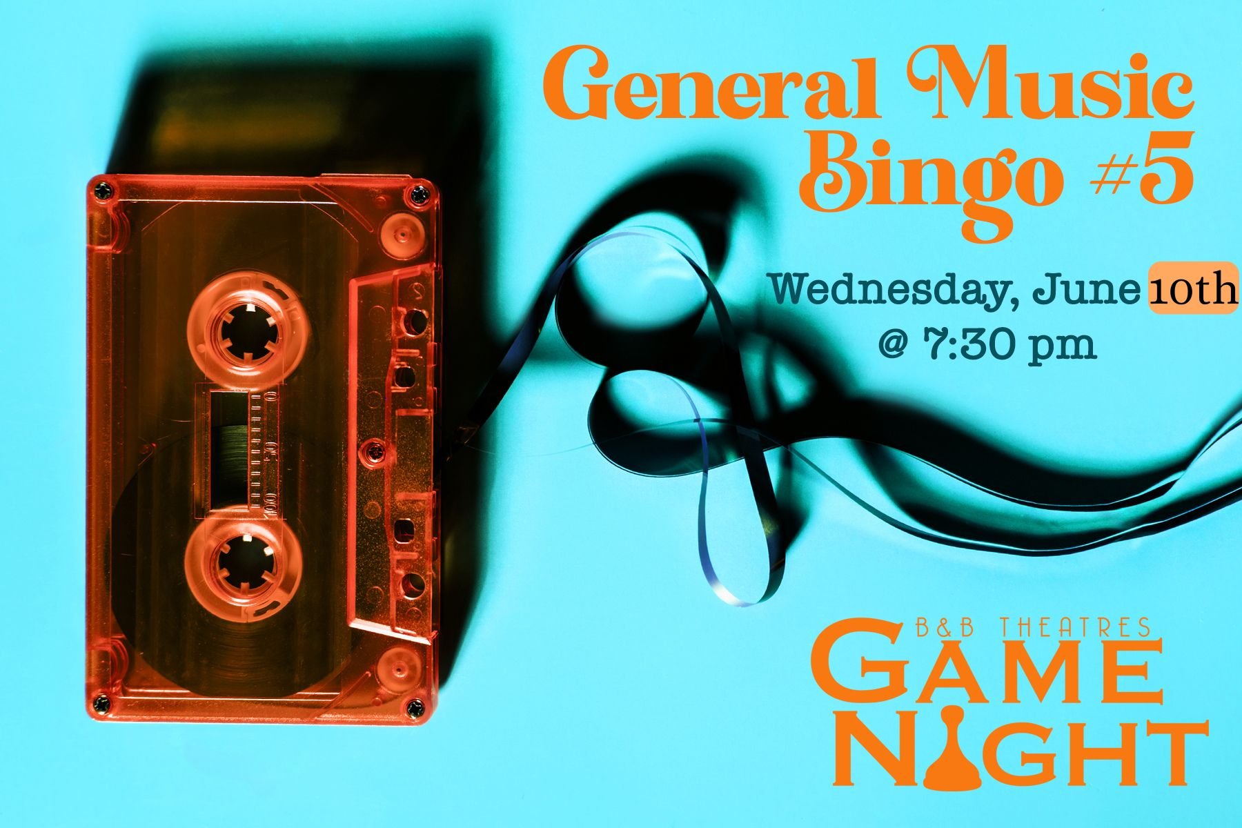 General Music Bingo Wednesday