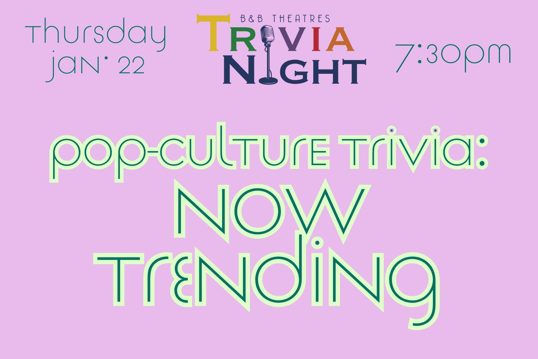 Pop-Culture Trivia: Now Trending