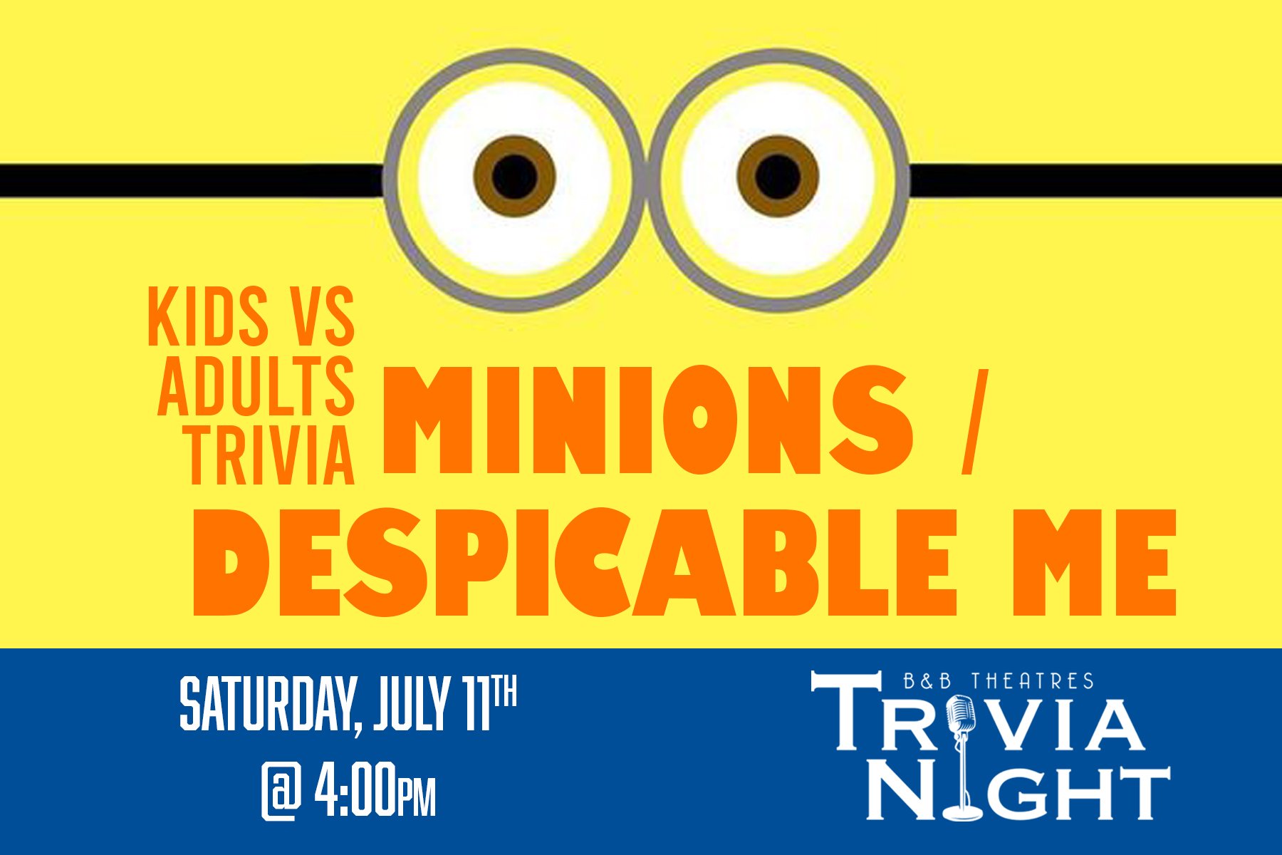 Minions/Despicable Me: Kids vs Adults Trivia