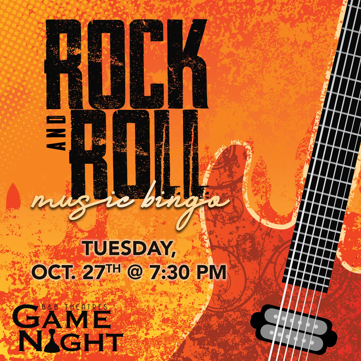 Rock and Roll Music Bingo!
