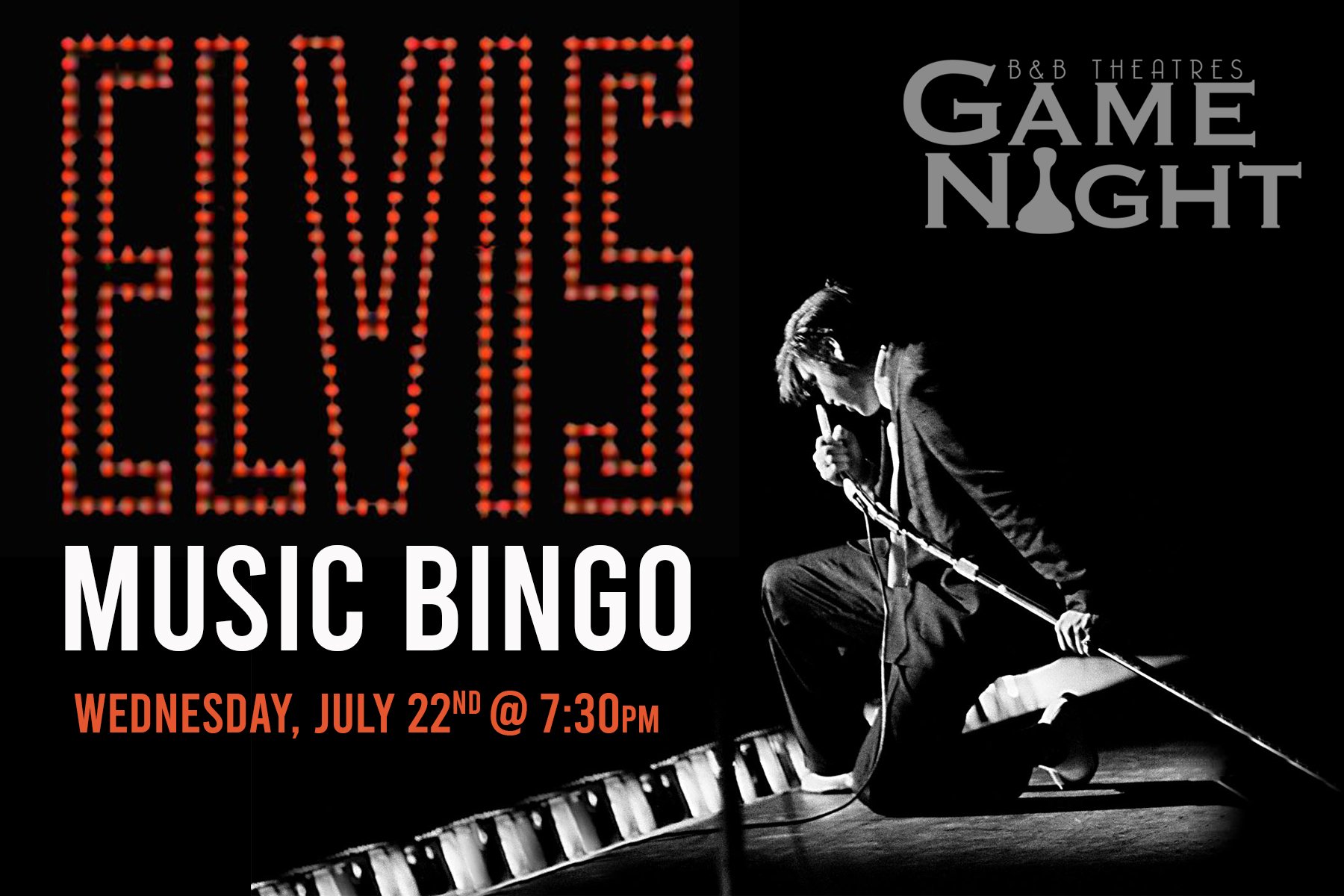 Elvis Music Bingo Wednesday