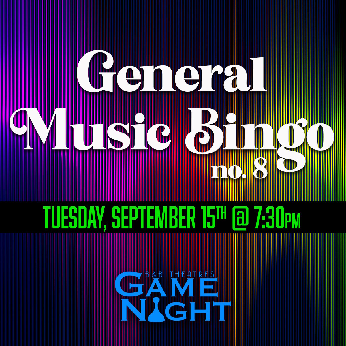 General Music Bingo!