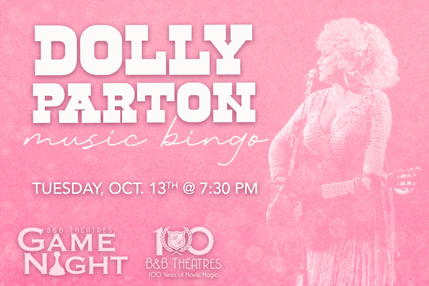Dolly Parton Music Bingo!