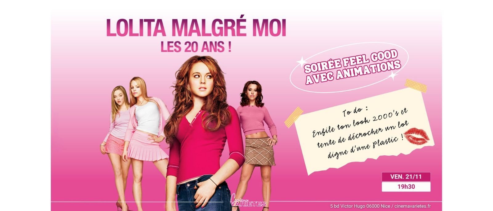 Lolita malgré moi : la soirée des 20 ans !