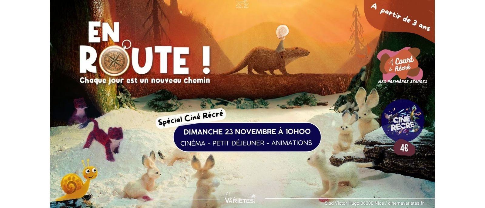 À Court de Récré x Ciné Récré : En Route !