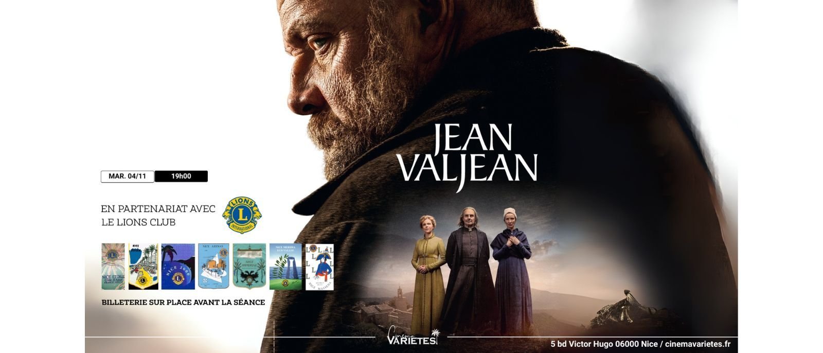 Avant-première Jean Valjean avec le Lions Club