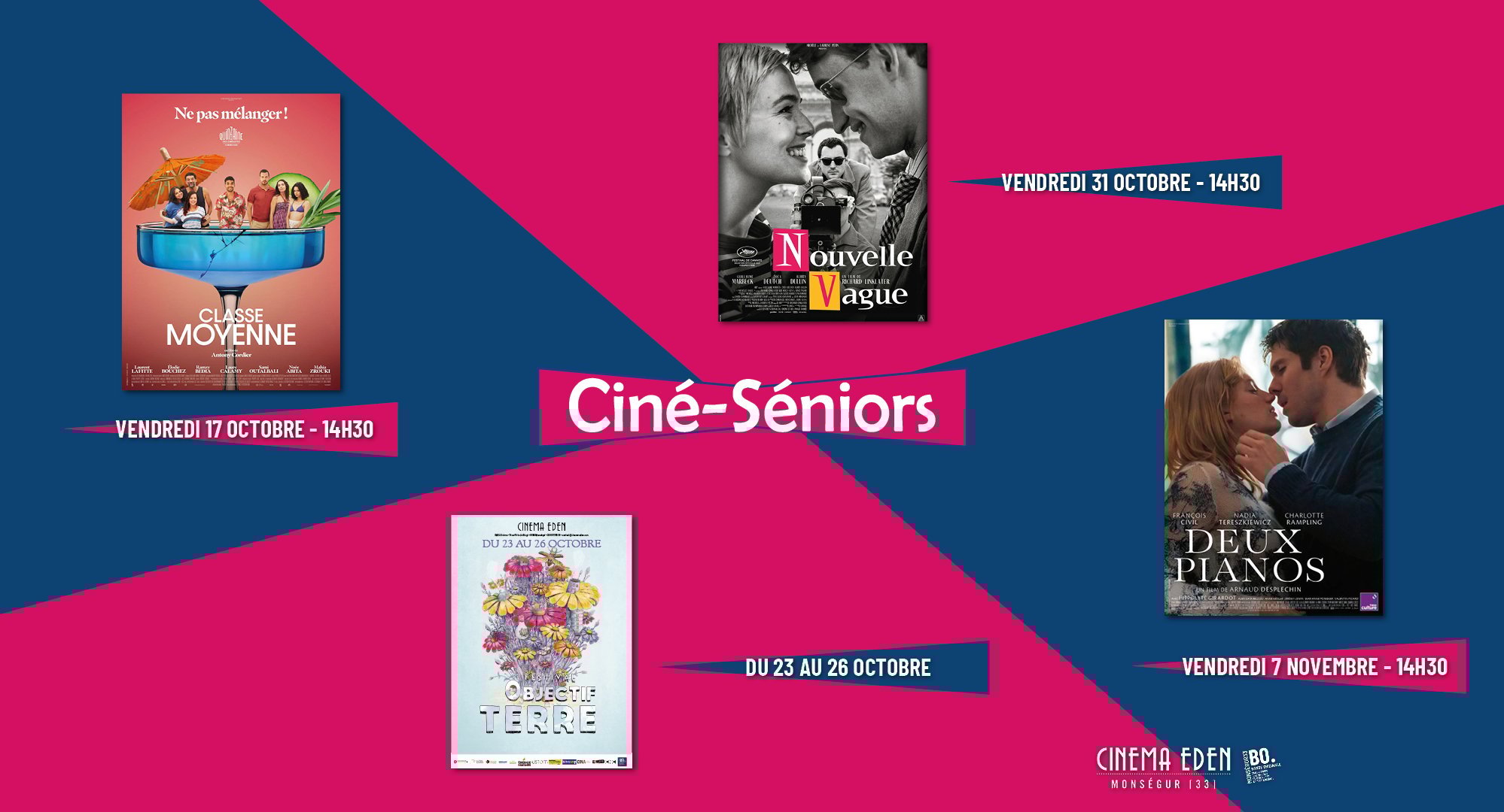 CINE SENIORS OCTOBRE / NOVEMBRE