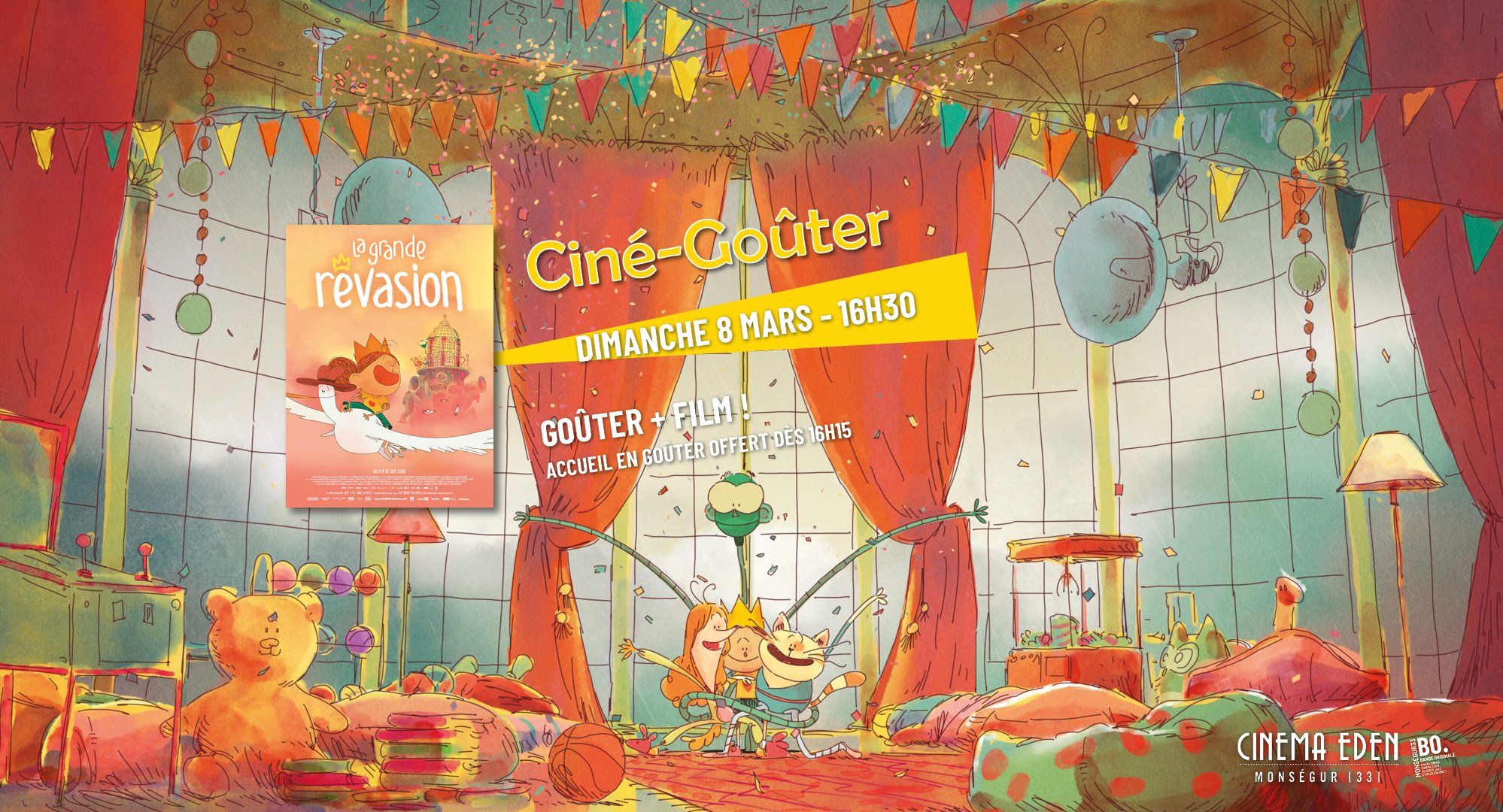 CINE GOÛTER ! LA GRANDE RÊVASION