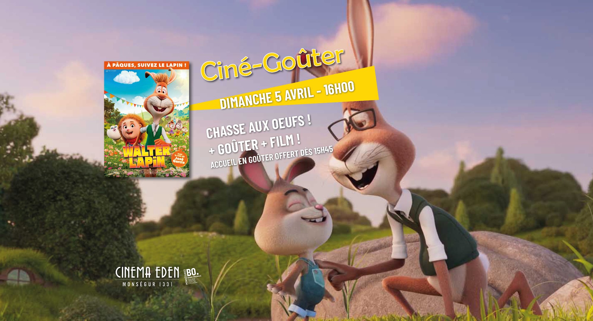 CINE GOÛTER ! Chasse aux oeufs de Pâques