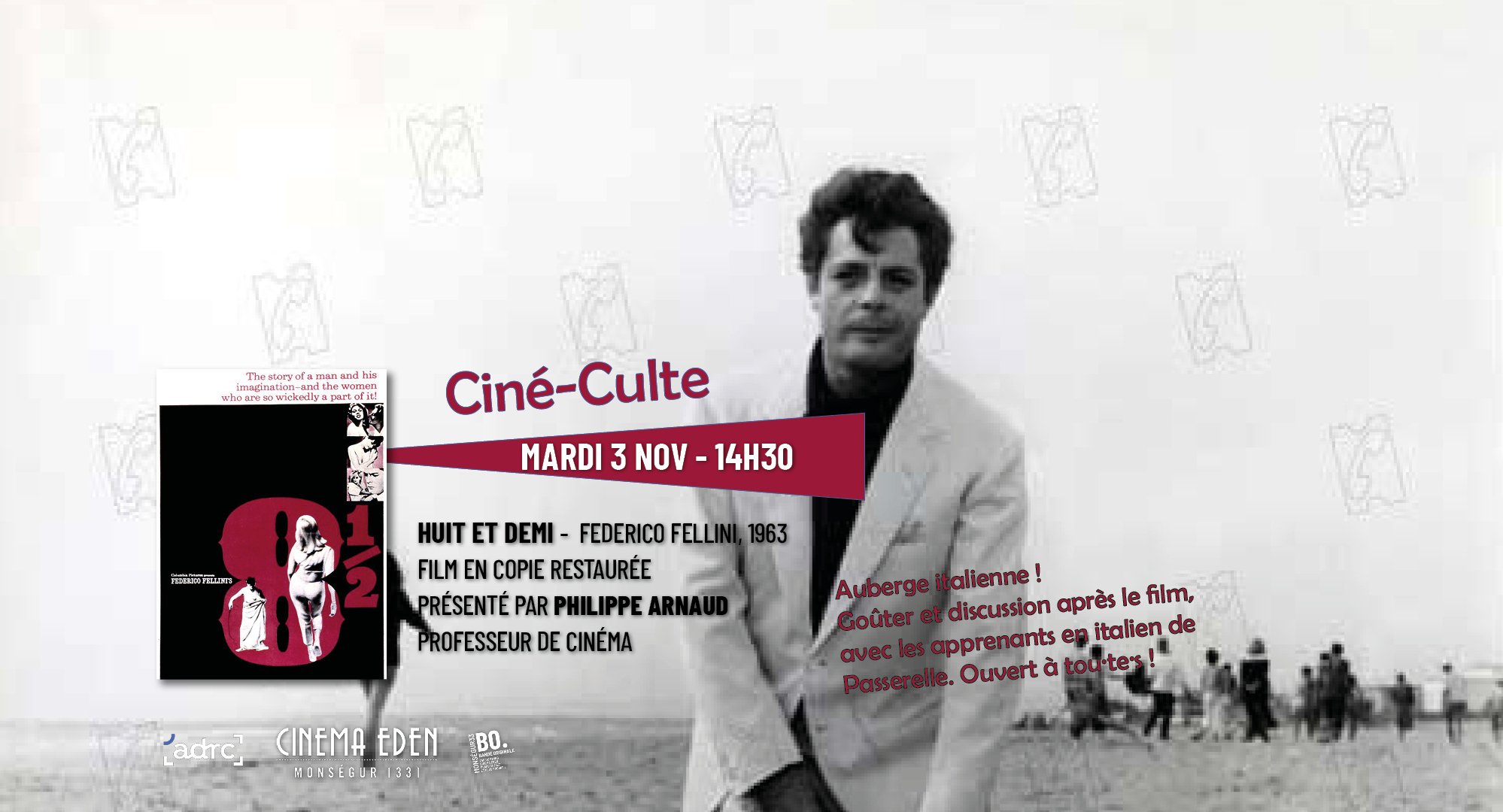 CINE CULTE ! HUIT ET DEMI