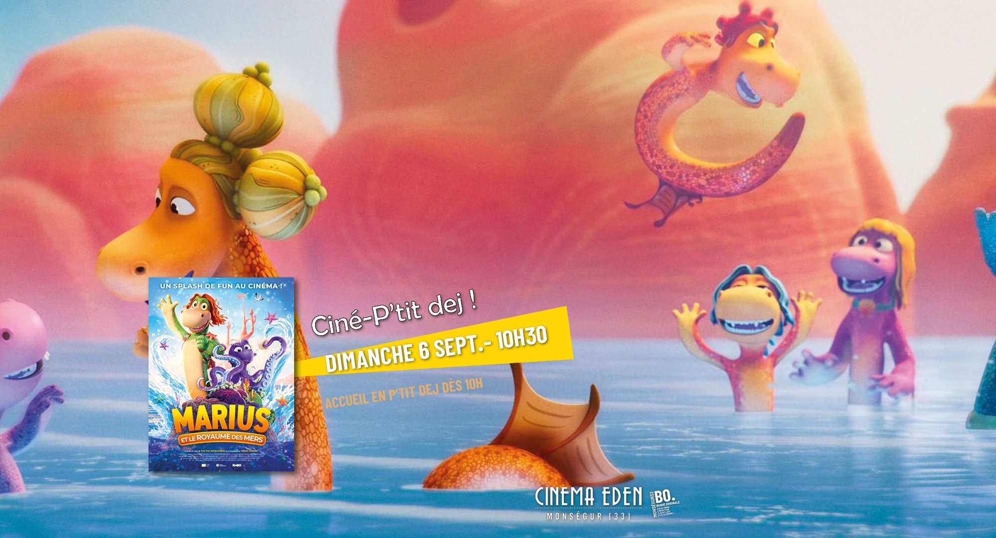 Ciné P'tit déj Marius et le royaume des mers