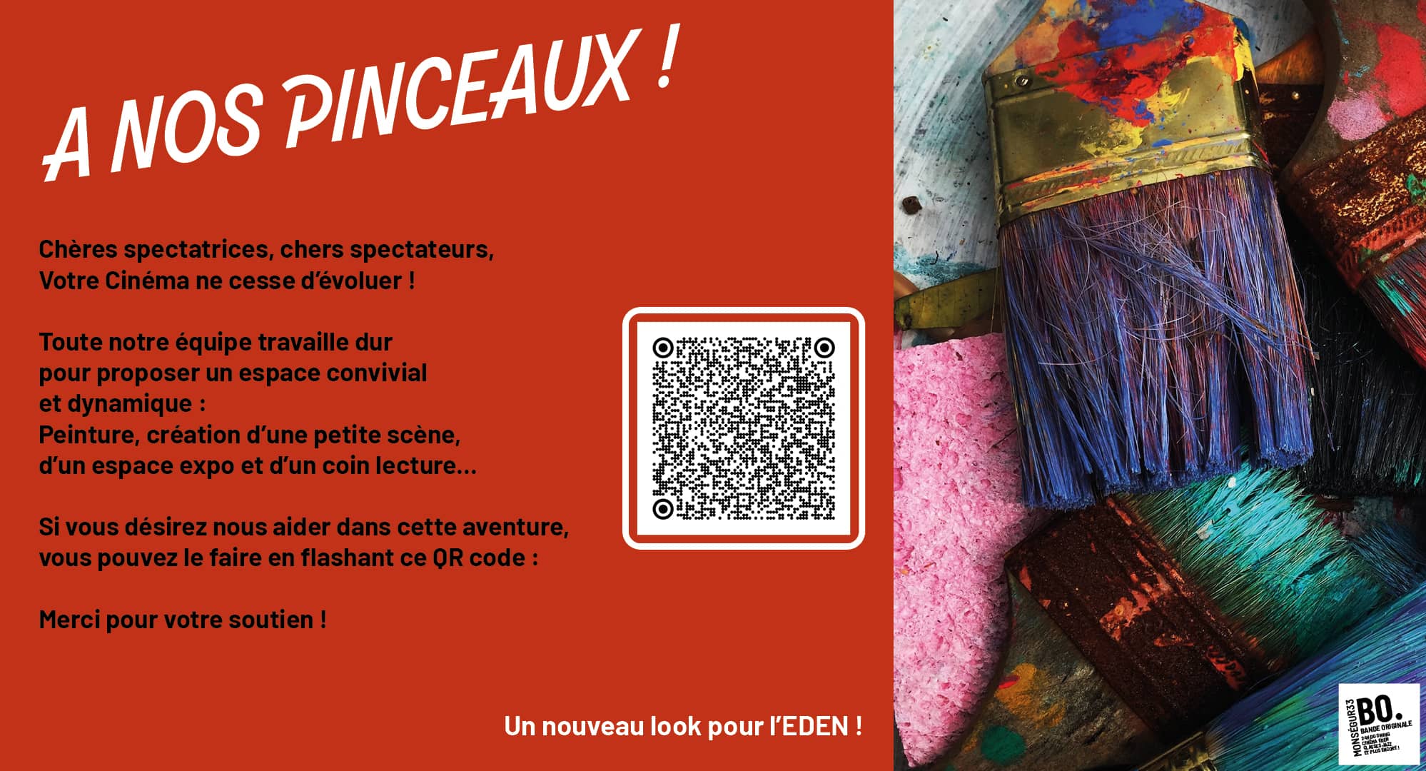 Nouveau look pour l'Eden