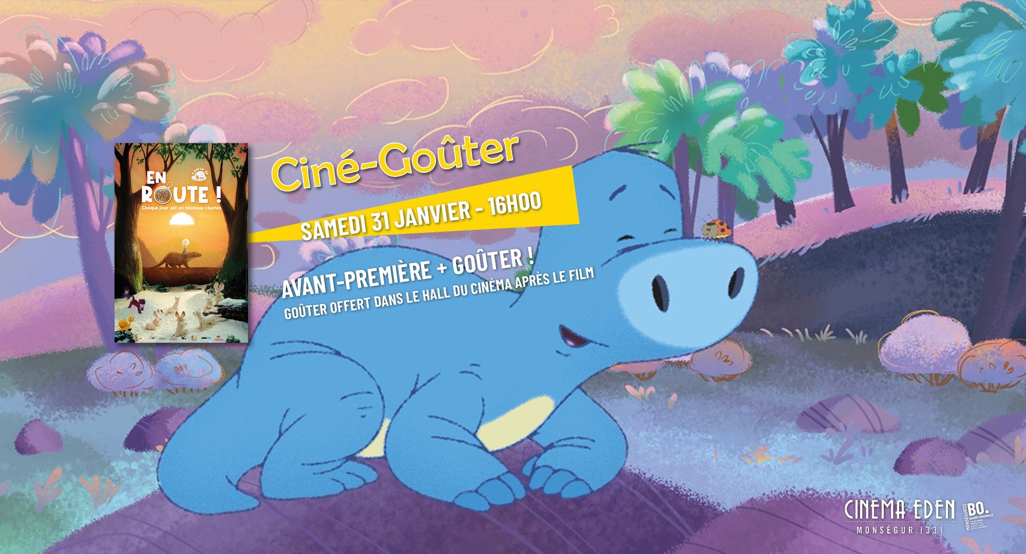 CINE GOÛTER ! En route !