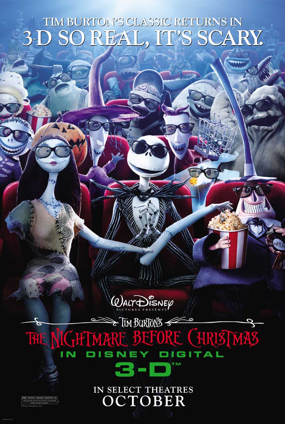 Tim Burton's The Nightmare Before Christmas in 3D (One night event)