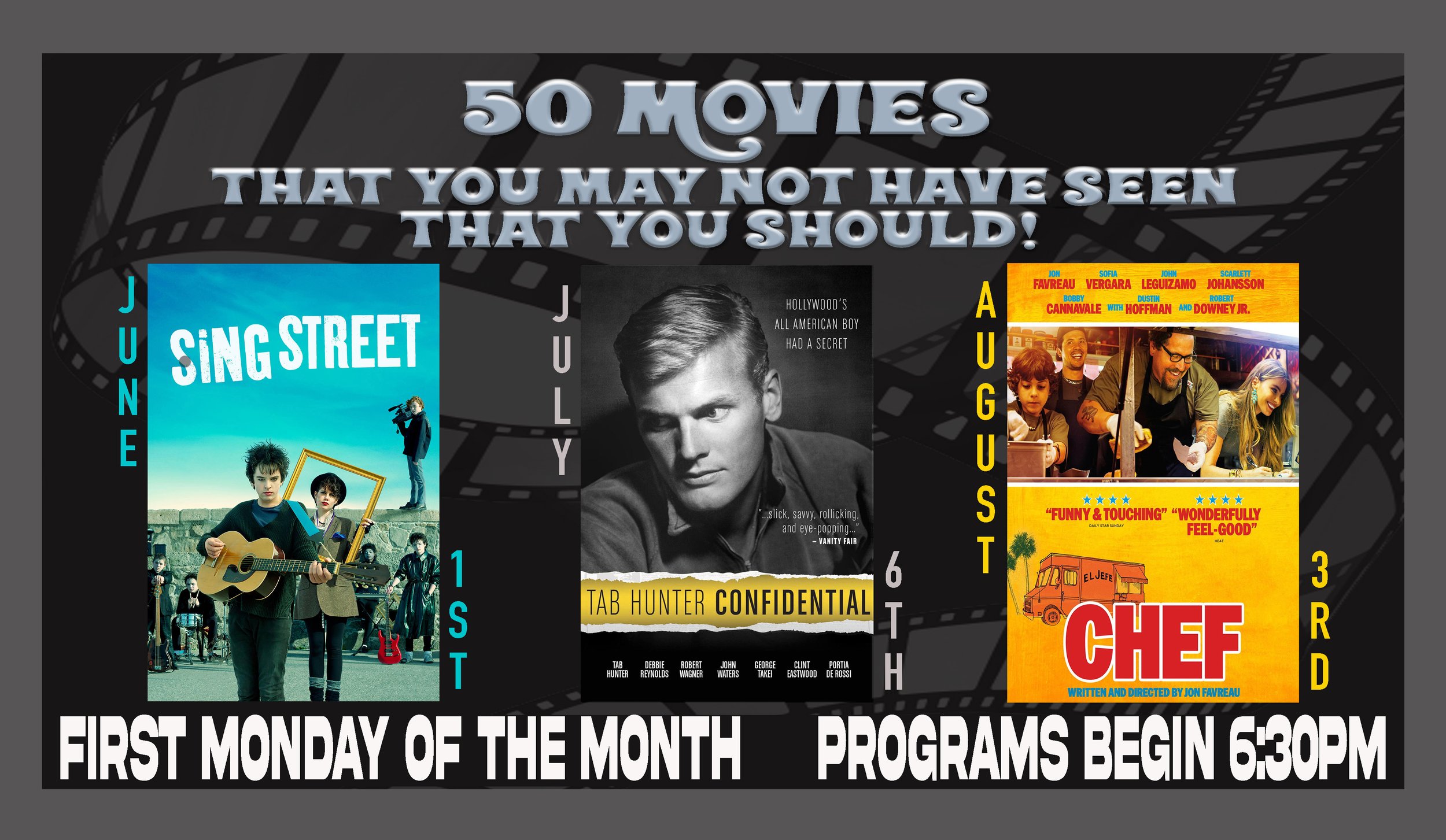 Monthly Film Series - 50 Movies You May Not Have Seen That You Should!